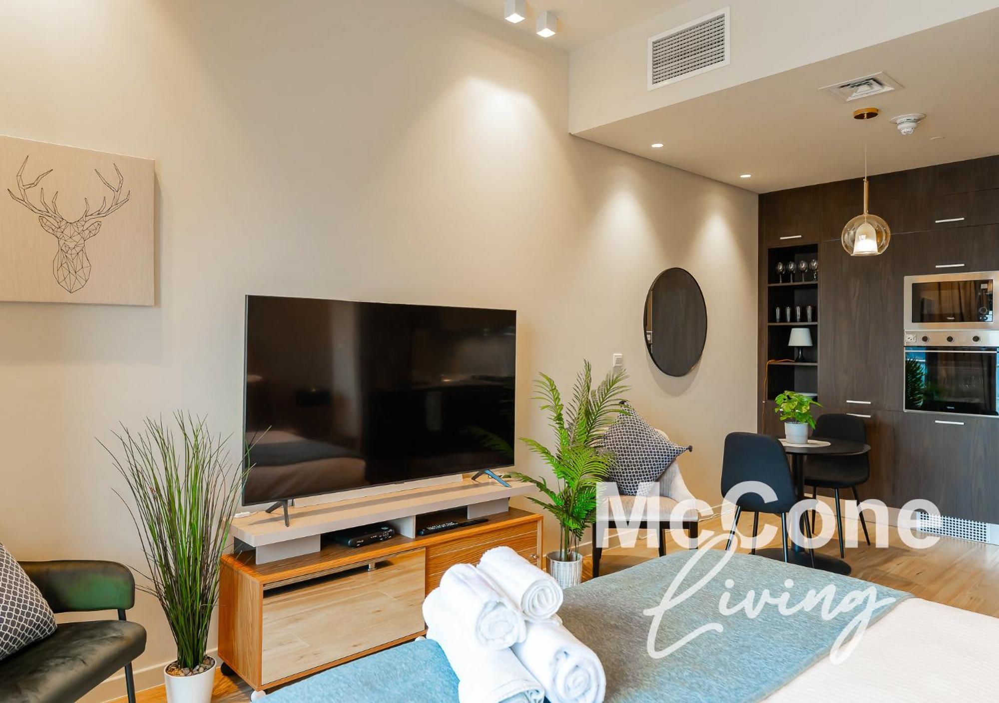 Apartment Modern Space With Free Wifi & Parking *