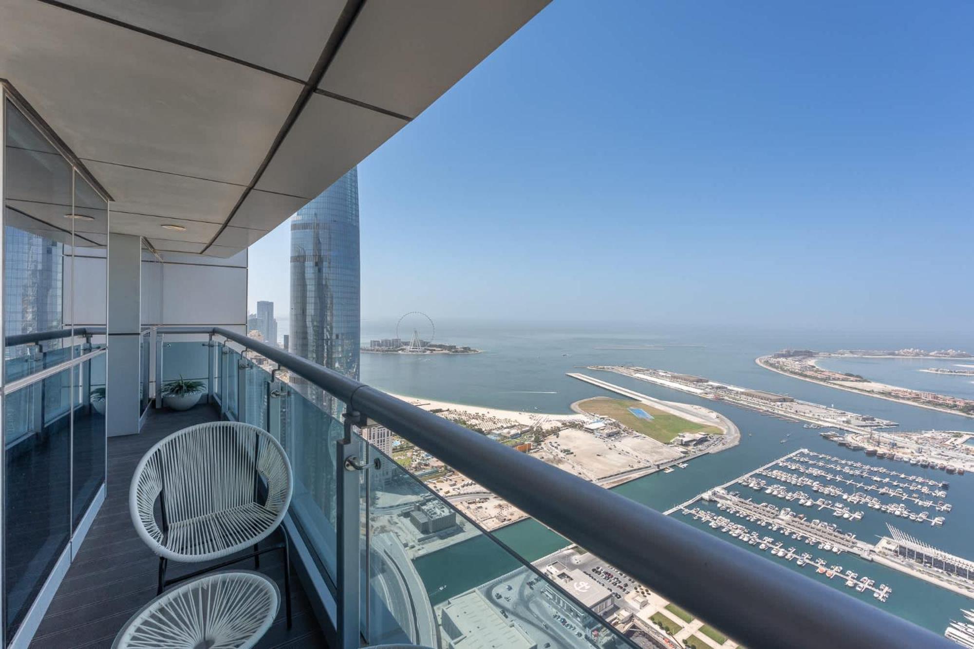 Luxurious 2-bedrooms At Princess Tower With Stunning Marina Views! *