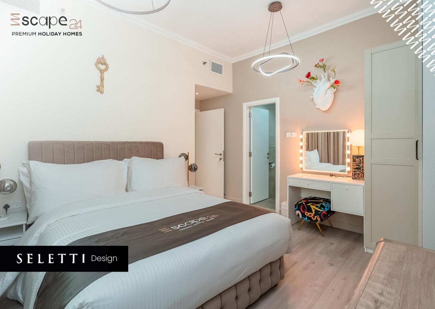 Escape 24 - Brand New & Luxury 1br High Floor Marina Pinnacle - Marina Harbour Views * Dubai