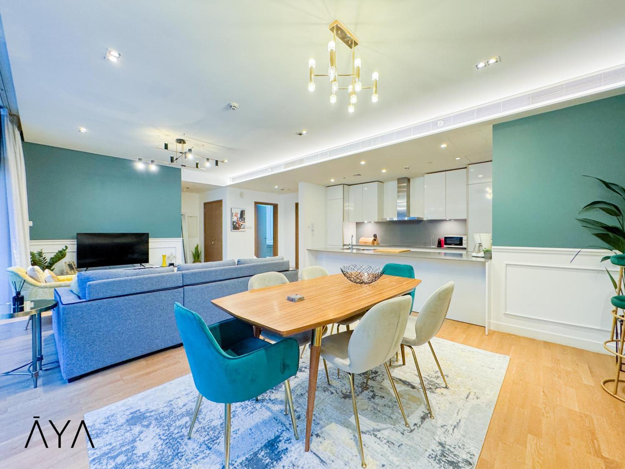 Daire Luxury With Pool, Patio & Gym In Walk *