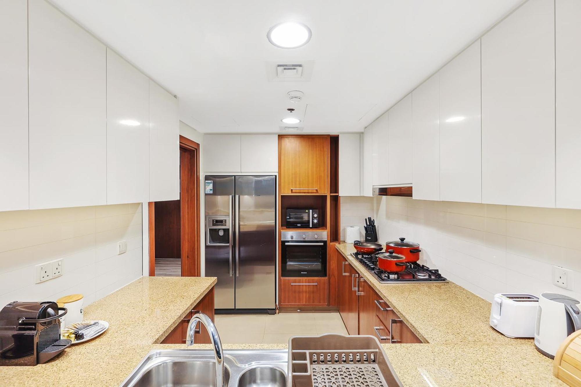 First Class 3br With Full Burj Khalifa And Fountain View Apartment Dubai
