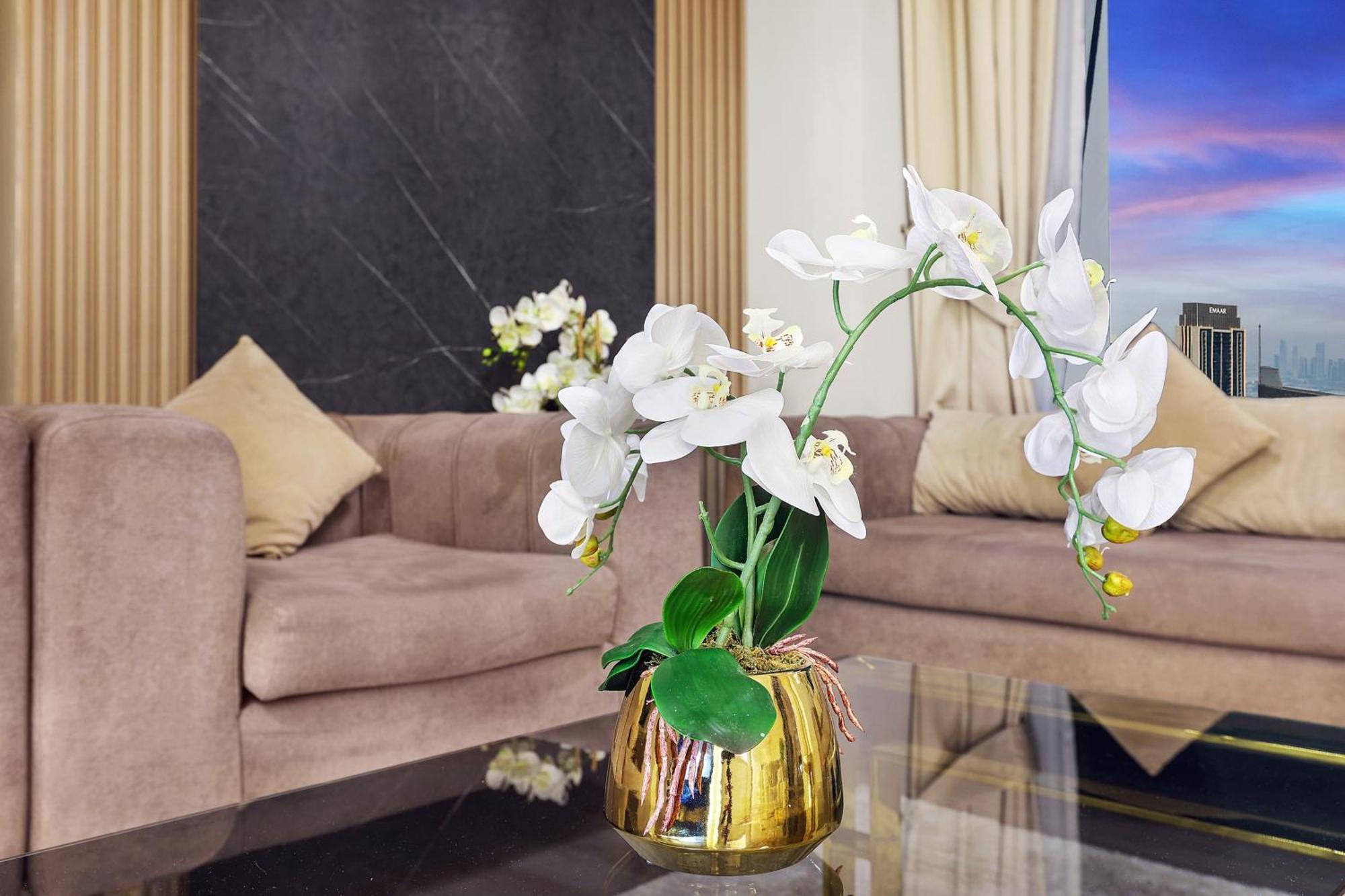Apartment First Class 3br With Full Burj Khalifa And Fountain View Dubai