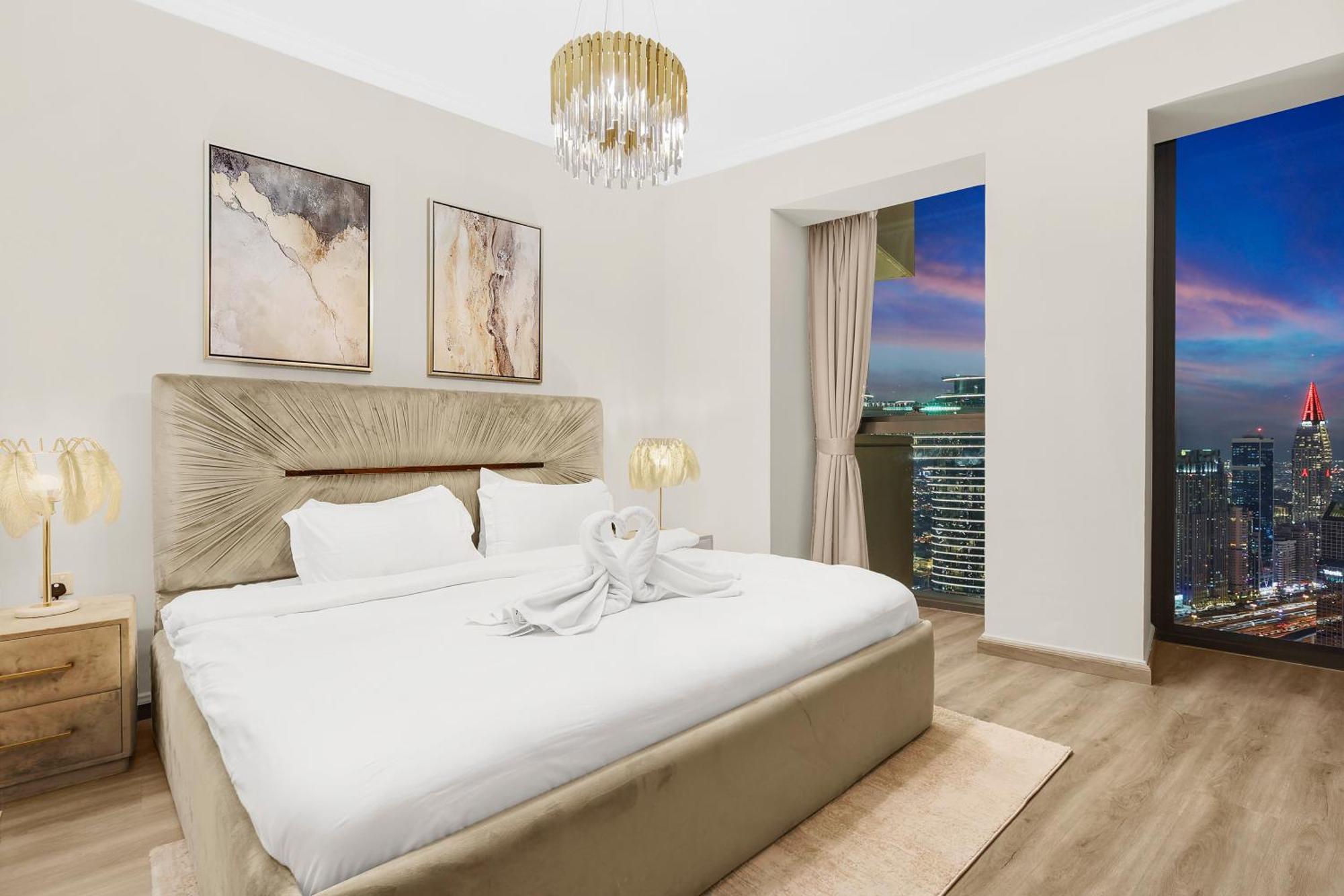 First Class 3br With Full Burj Khalifa And Fountain View Apartment Dubai