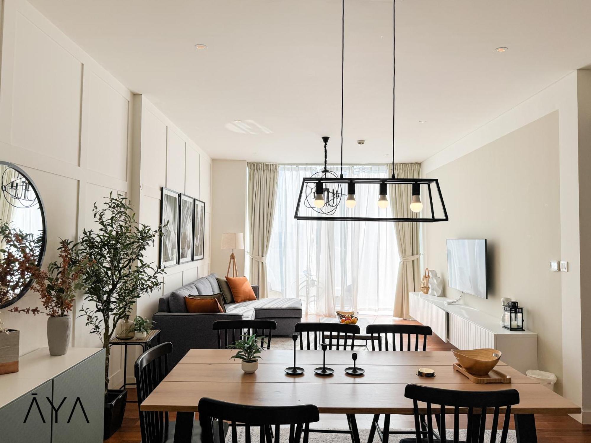 Daire Luxury With Pool, Patio & Gym In Walk