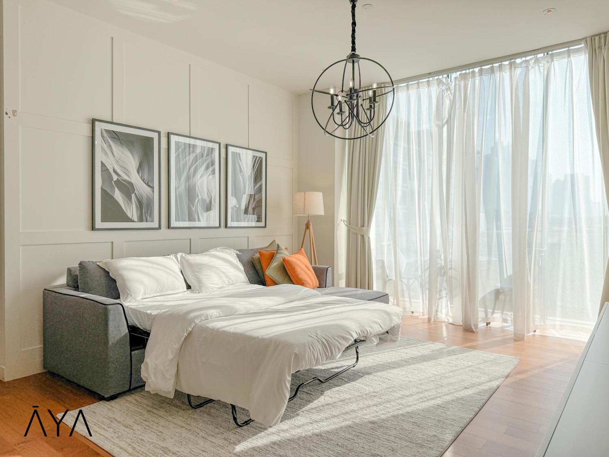 Luxury With Pool, Patio & Gym In Walk Daire *
