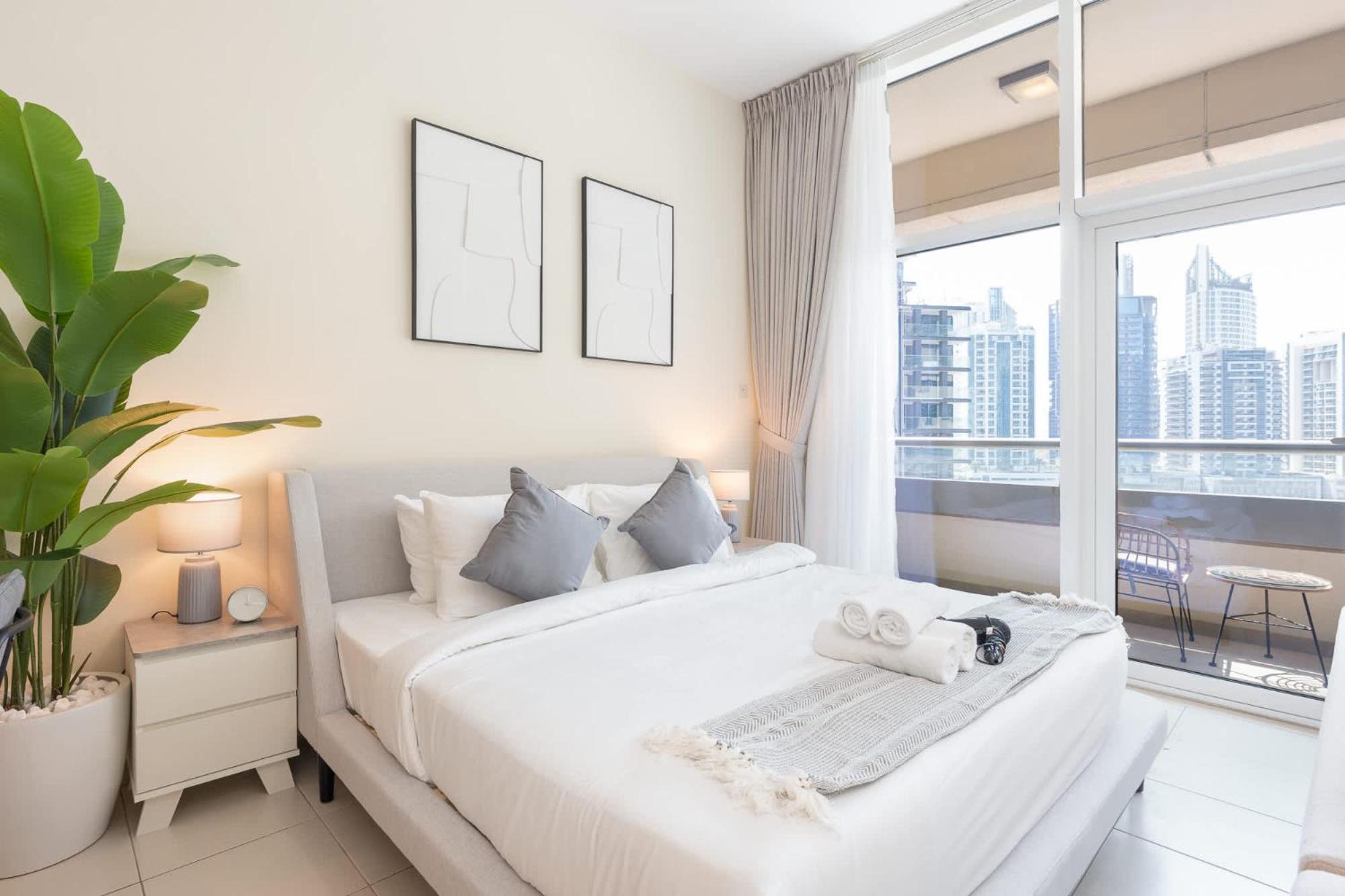 Daire Minimalist And Modern In Business Bay Dubai