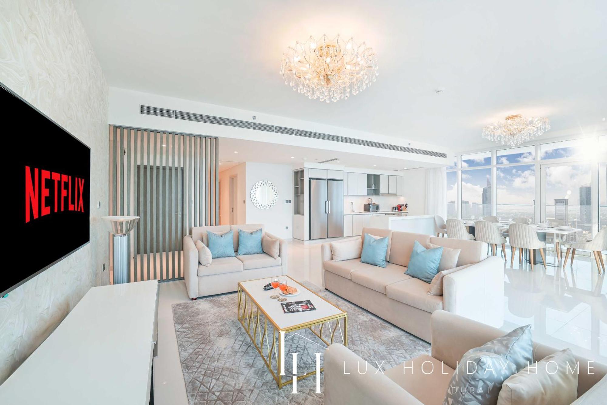Lux The Ultimate Palm Sea Skyline Penthouse Apartment Dubai