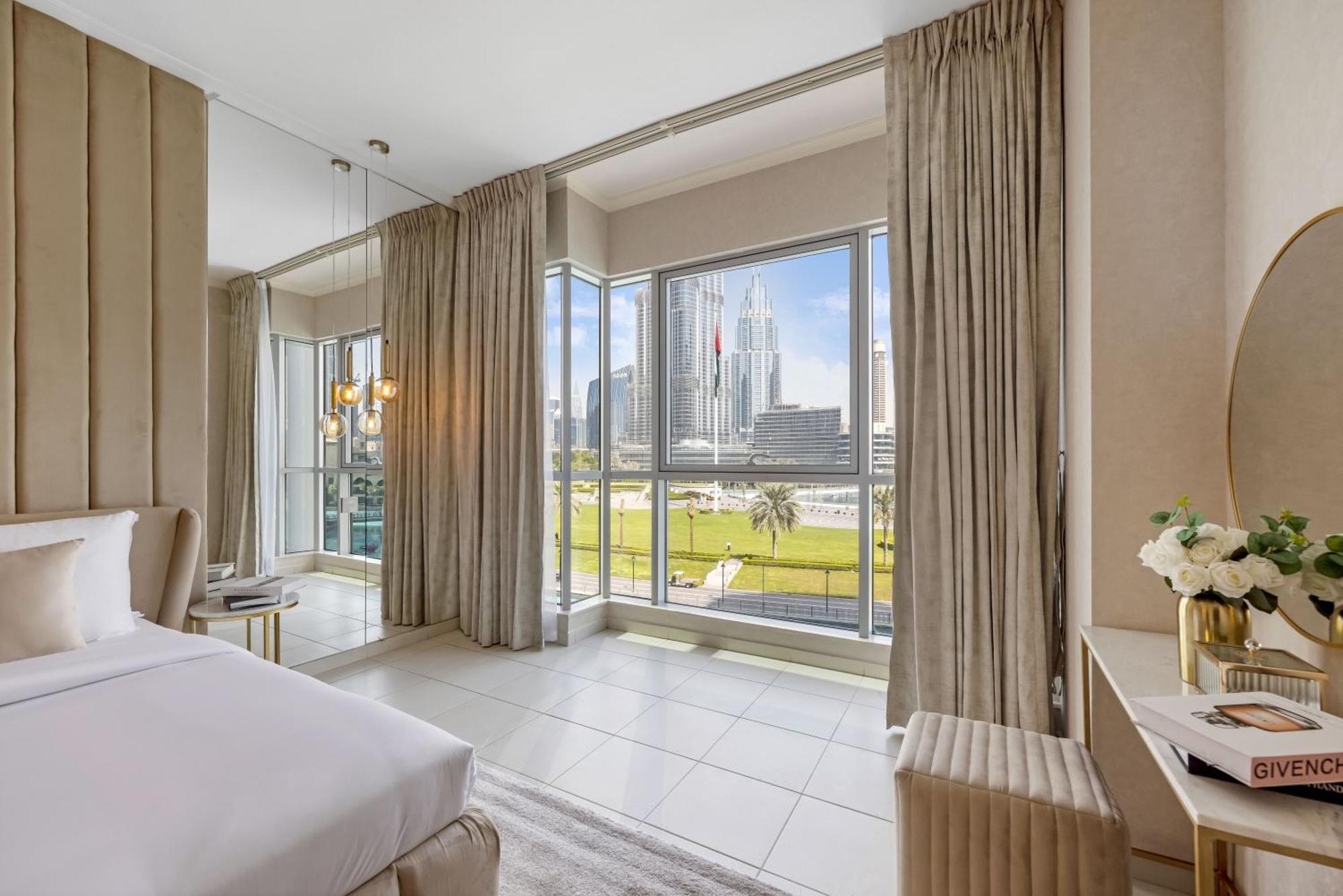Durrani Homes - The Luxe 3br With Burj Khalifa And Fountain View - Third Without Partition * Dubai