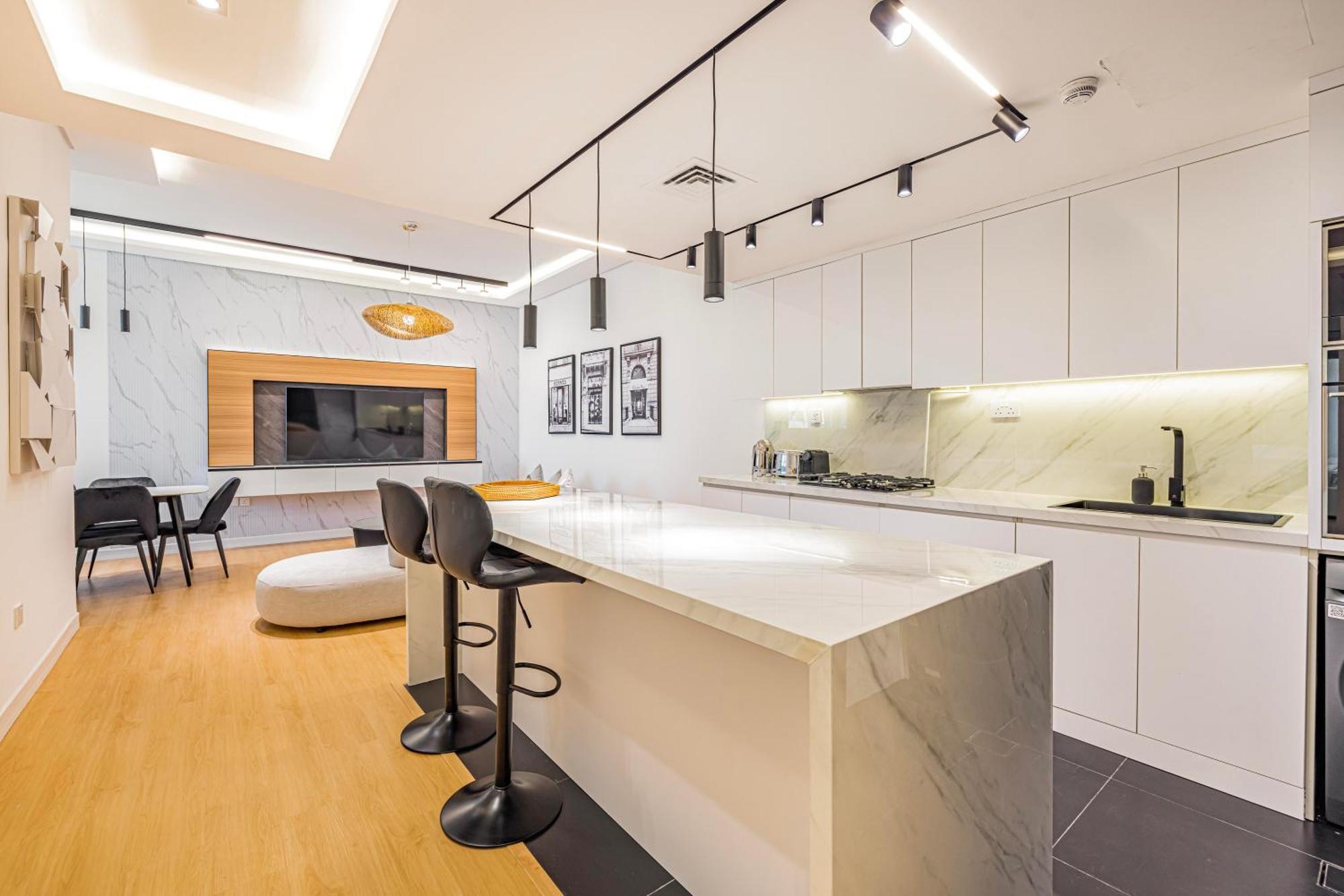 Daniels Serene 3br With Palm View At Marina Pinnacle Apartment Dubai