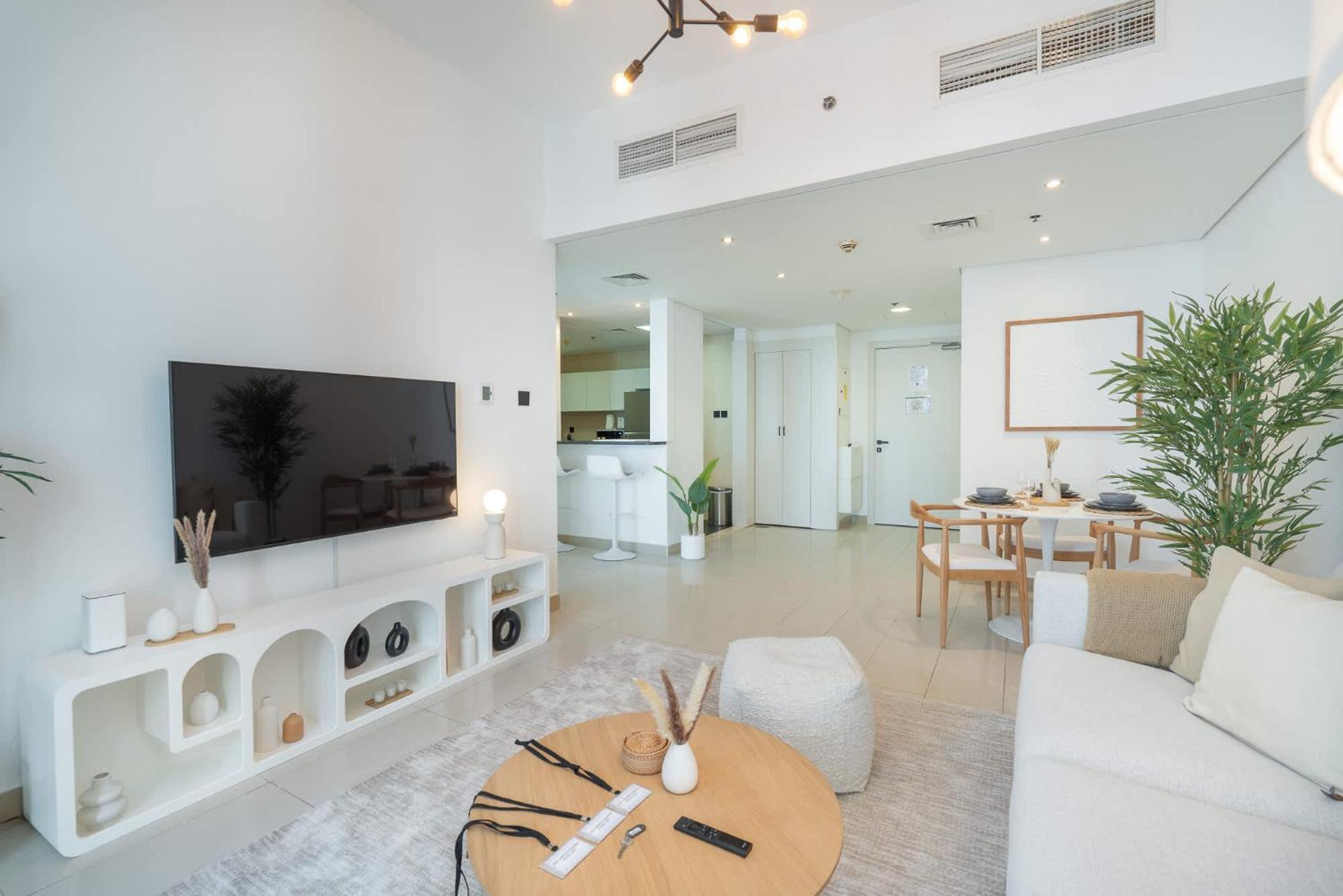 Stunning 1-bedroom Perfect For 4 In Lakeside Apartamento Dubai