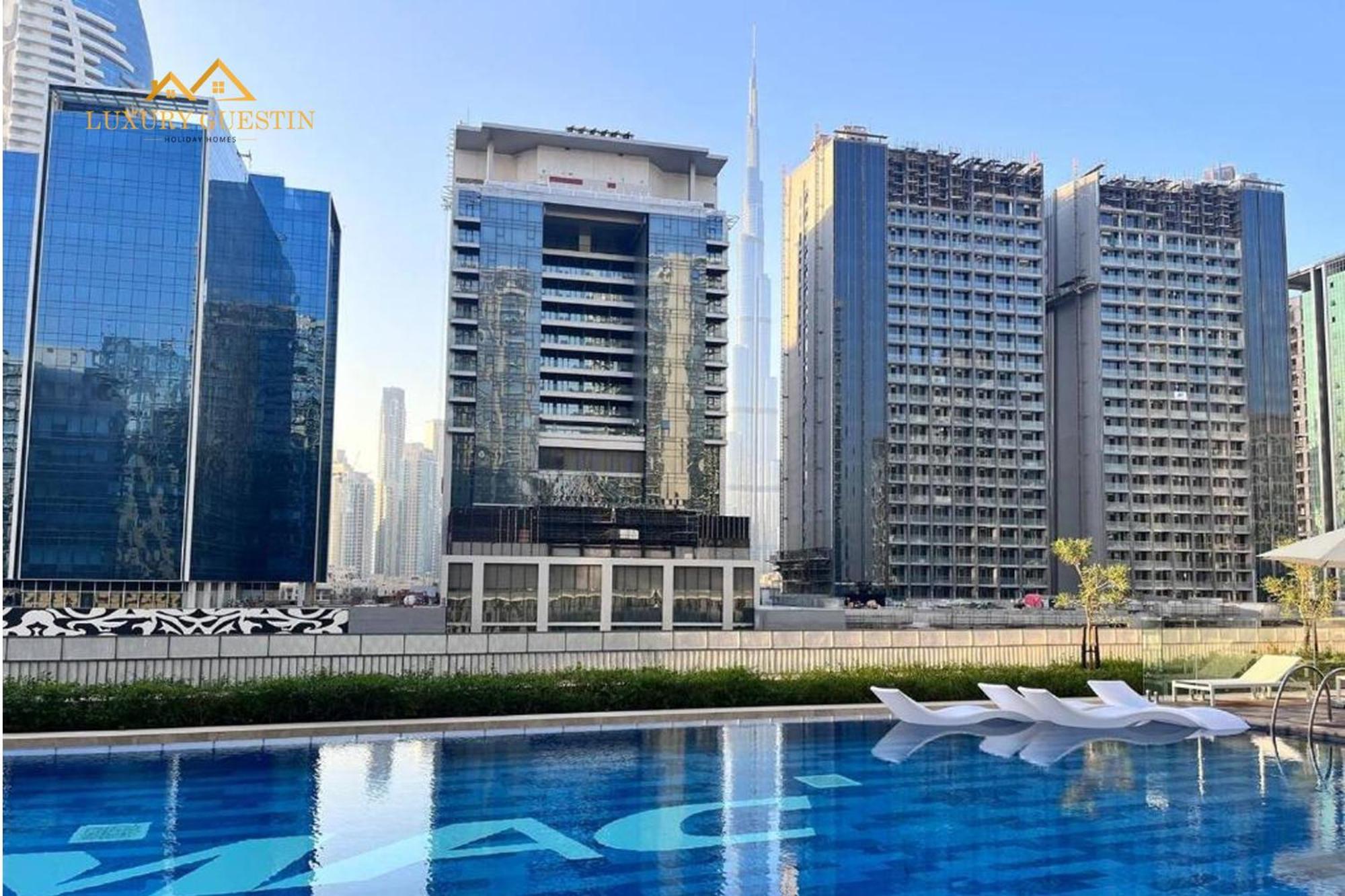 Luxury 1br Apt, Canal View, Near Mall Dubai
