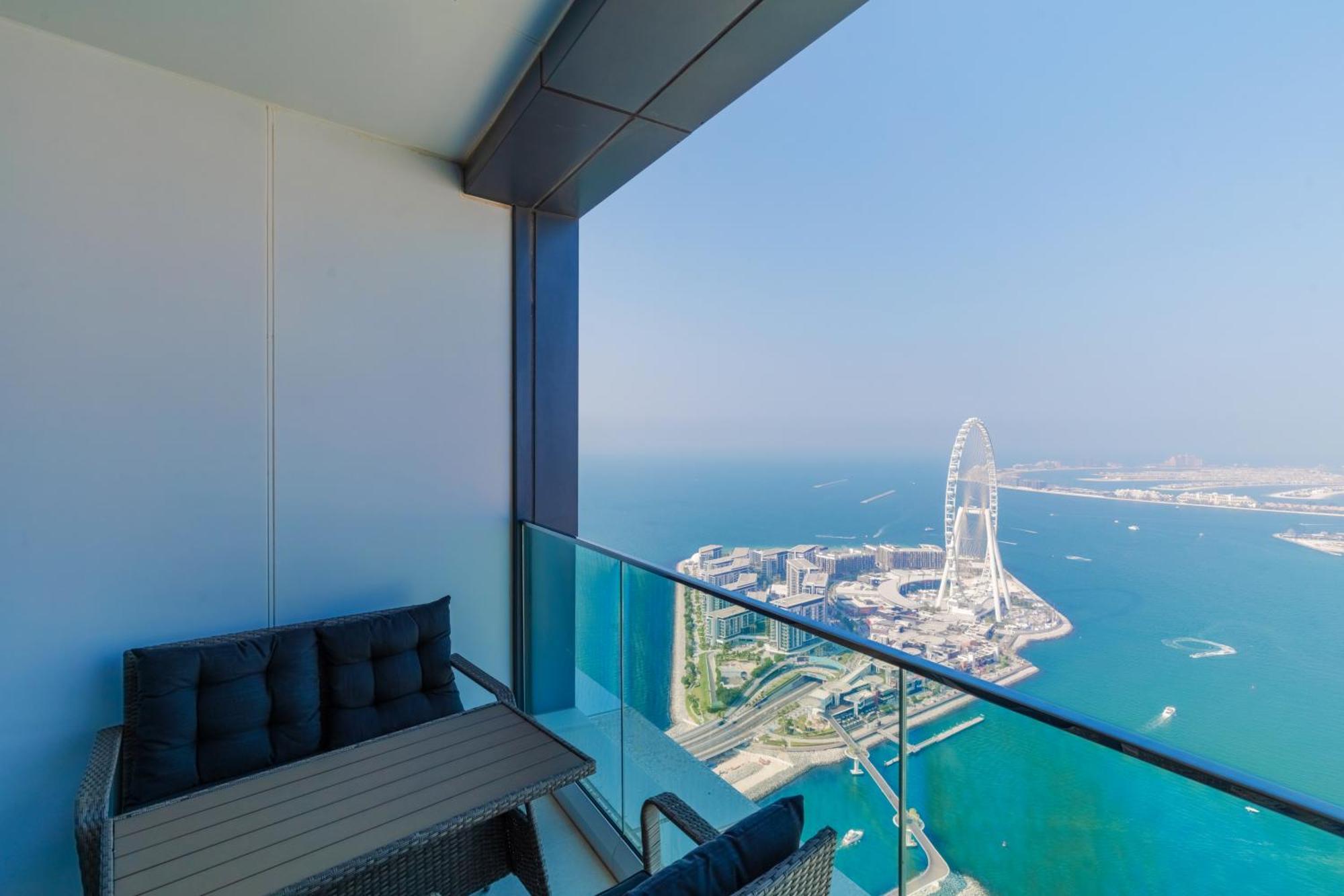 Daire Panoramic Sea & Palm Views 2br Address Jbr *