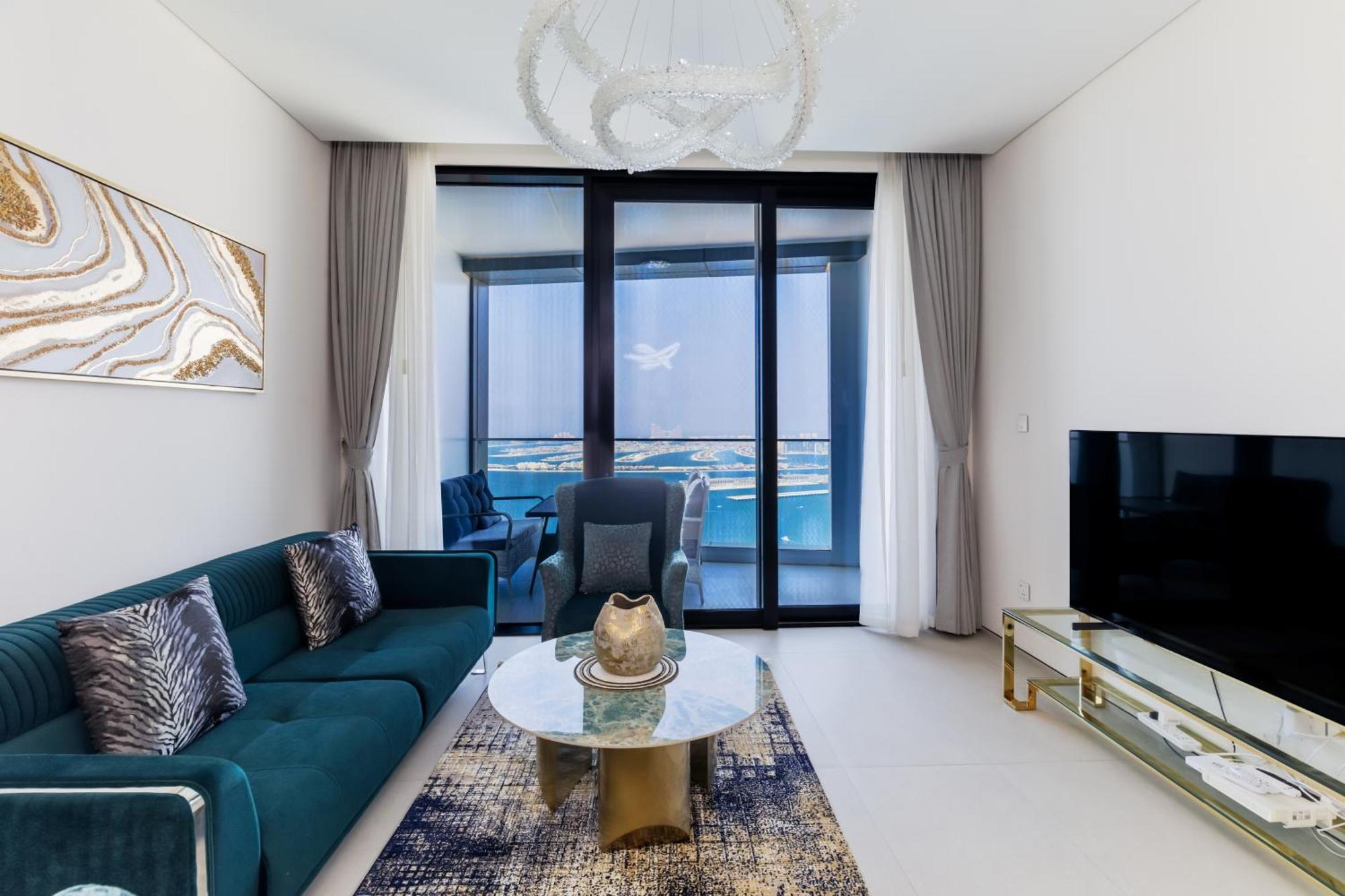 Daire Panoramic Sea & Palm Views 2br Address Jbr *