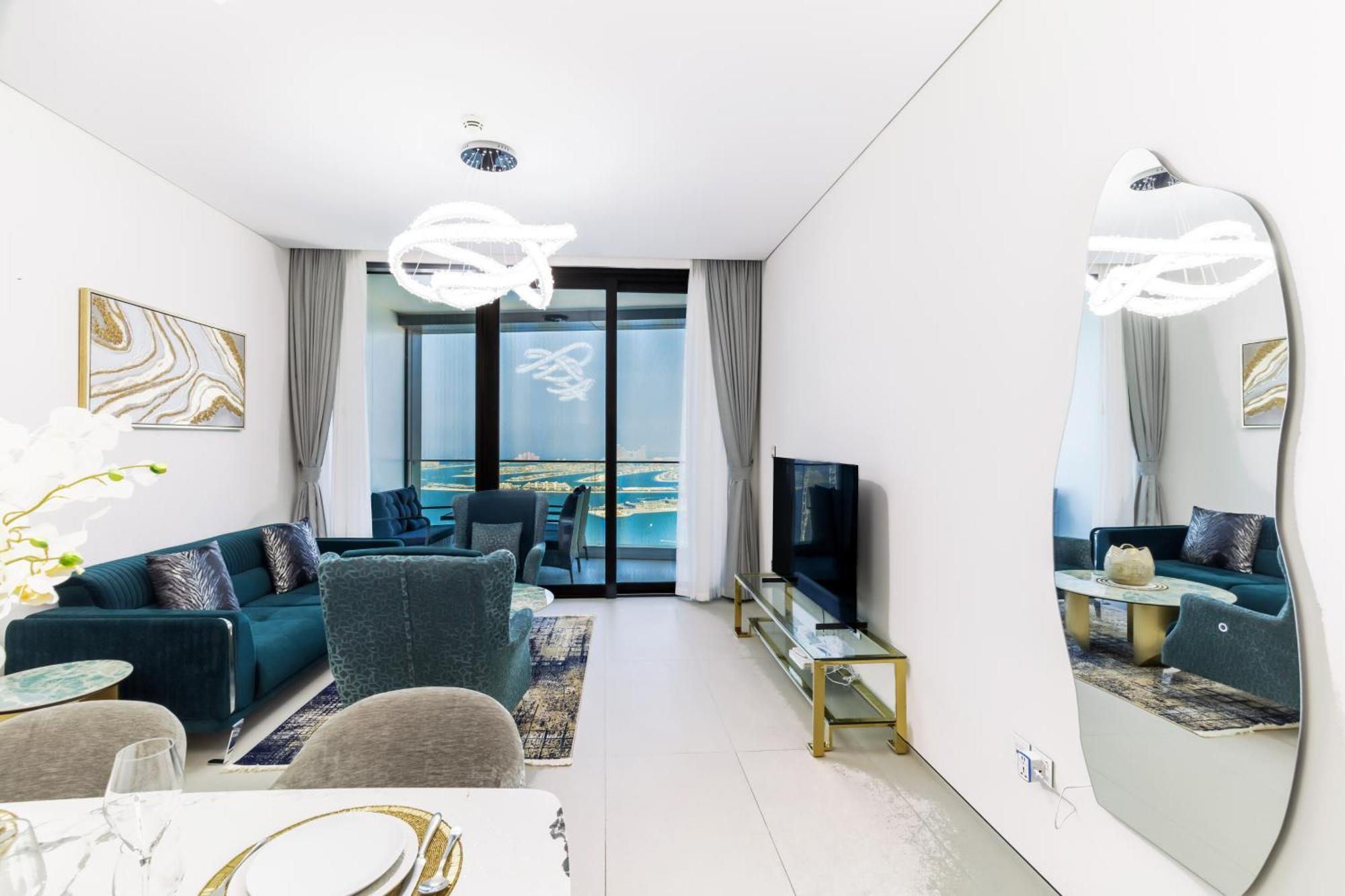 Daire Panoramic Sea & Palm Views 2br Address Jbr Dubai