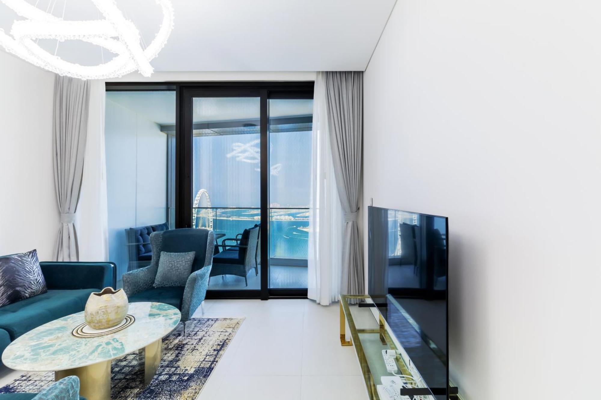 Panoramic Sea & Palm Views 2br Address Jbr Daire