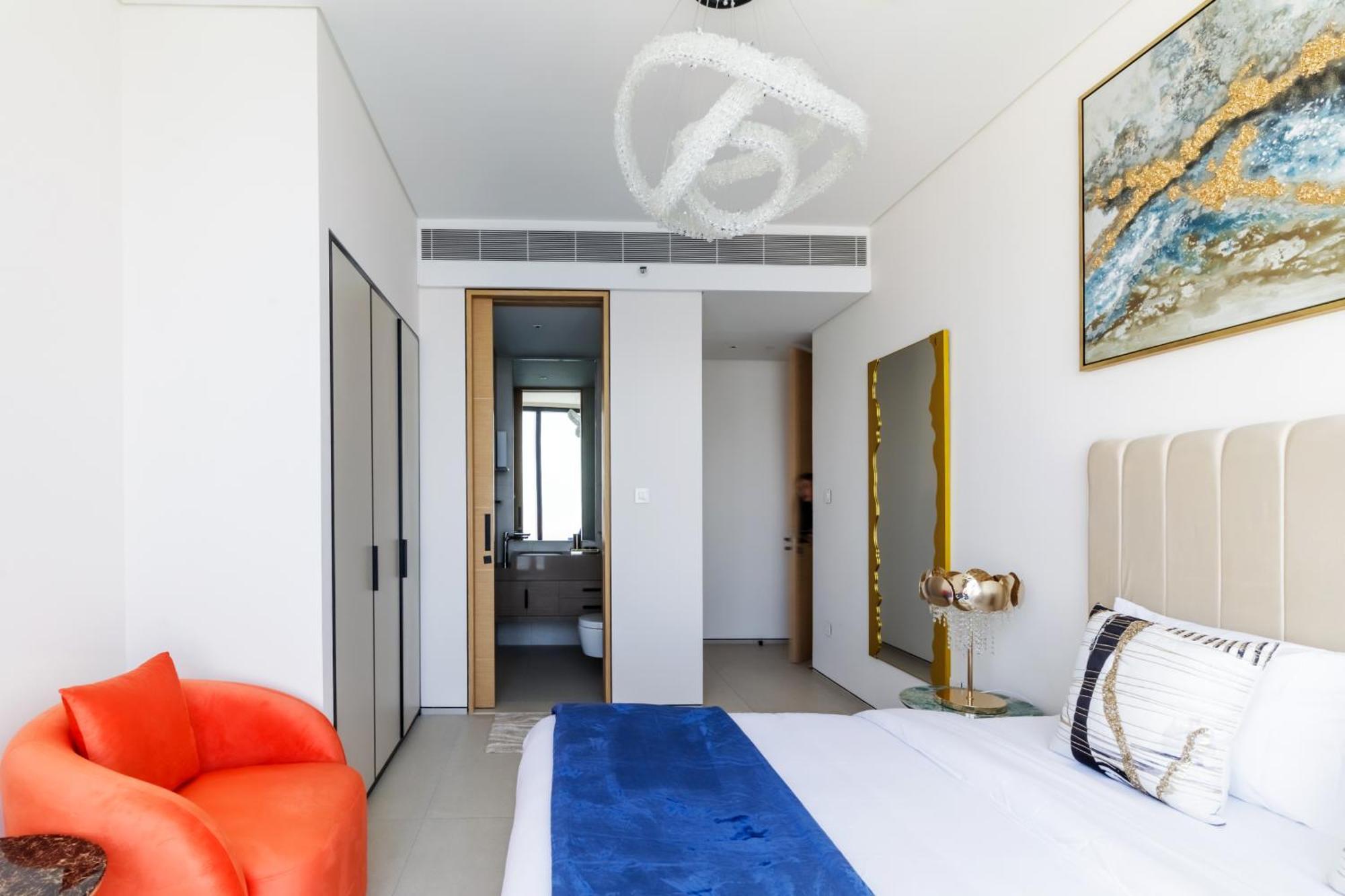 Panoramic Sea & Palm Views 2br Address Jbr Daire Dubai