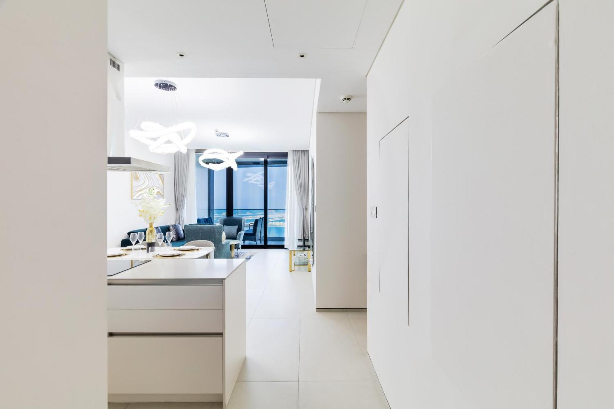 Daire Panoramic Sea & Palm Views 2br Address Jbr *
