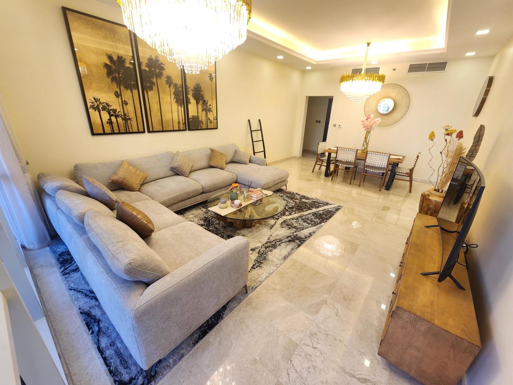 Apartment Modern Spacious 3-bedroom Maid's With Marina Views