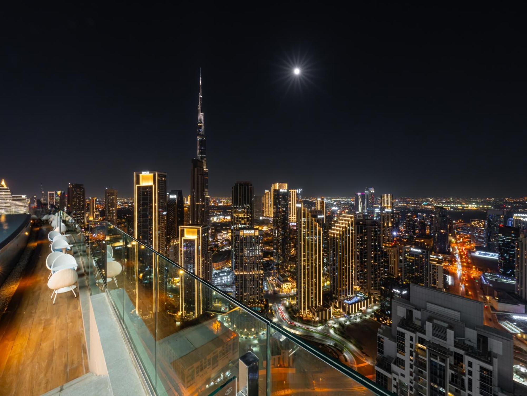 Luxury At Paramount Midtown - Downtown - Full Burj Khalifa View - Highest Infinity Swimming Pool Apartment Dubai