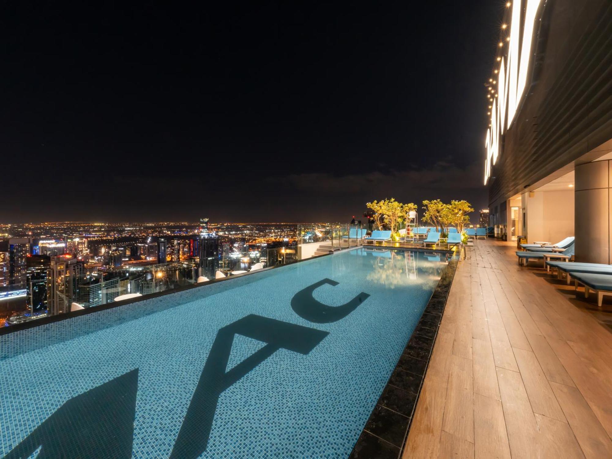 Apartment Luxury At Paramount Midtown - Downtown - Full Burj Khalifa View - Highest Infinity Swimming Pool