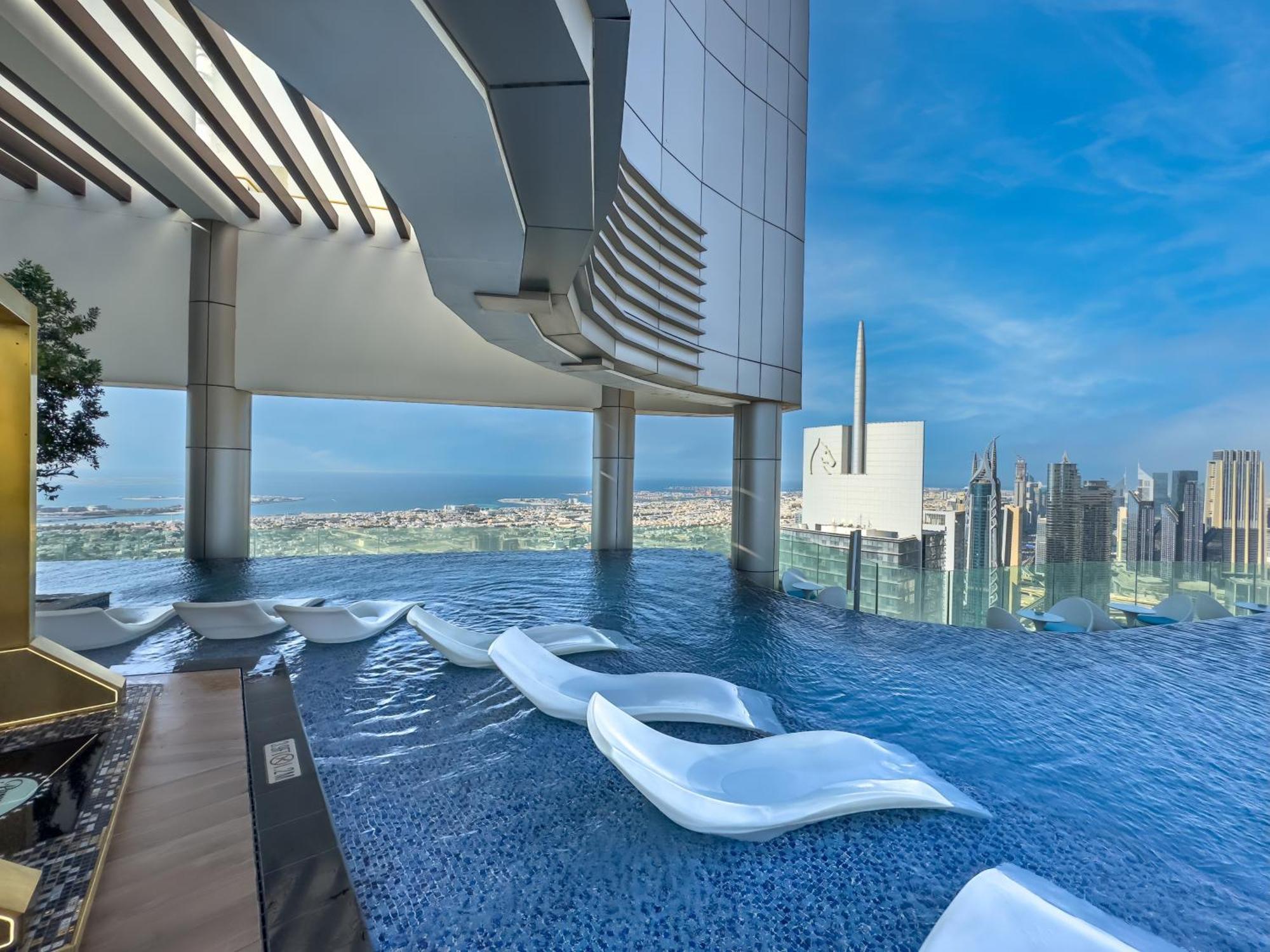 Apartment Luxury At Paramount Midtown - Downtown - Full Burj Khalifa View - Highest Infinity Swimming Pool