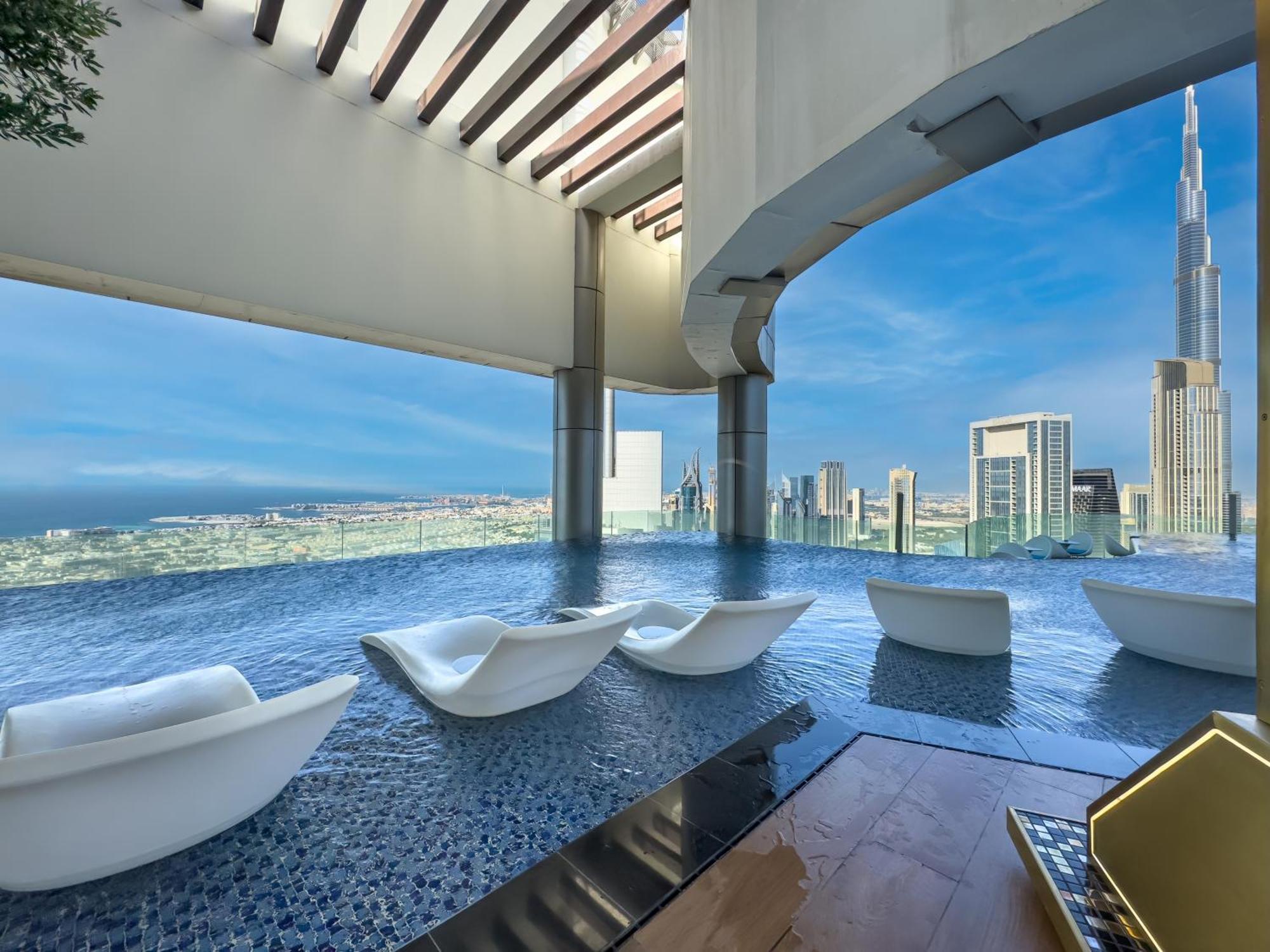 Apartment Luxury At Paramount Midtown - Downtown - Full Burj Khalifa View - Highest Infinity Swimming Pool Dubai