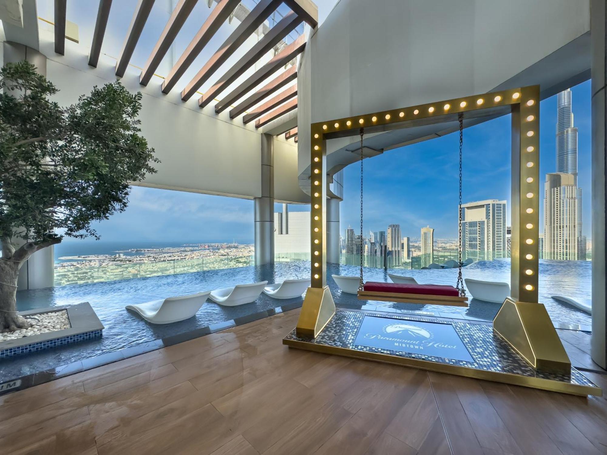Apartment Luxury At Paramount Midtown - Downtown - Full Burj Khalifa View - Highest Infinity Swimming Pool *
