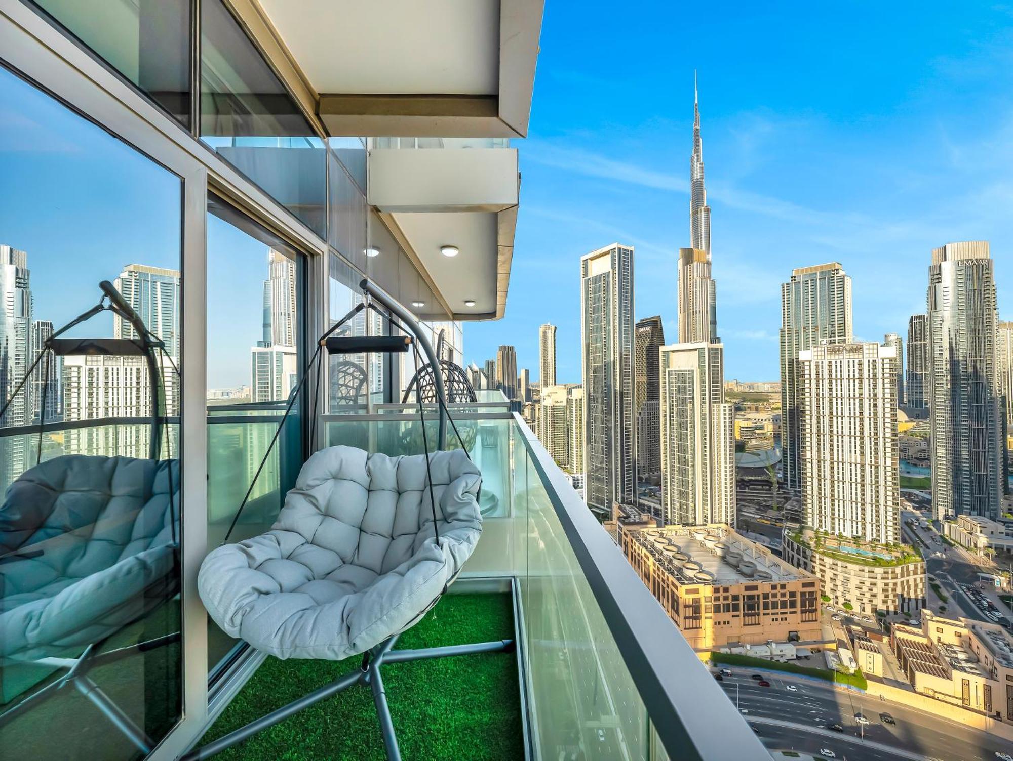 Apartment Luxury At Paramount Midtown - Downtown - Full Burj Khalifa View - Highest Infinity Swimming Pool