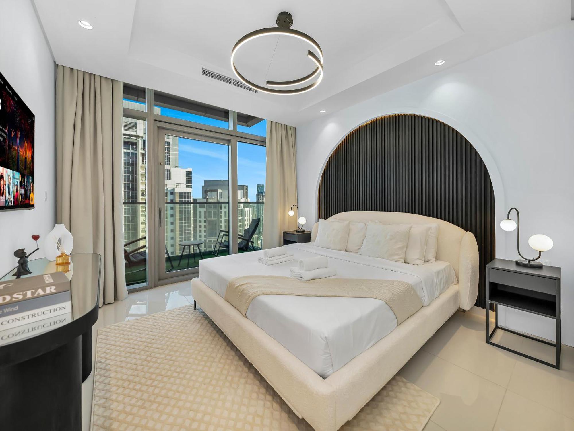 Apartment Luxury At Paramount Midtown - Downtown - Full Burj Khalifa View - Highest Infinity Swimming Pool