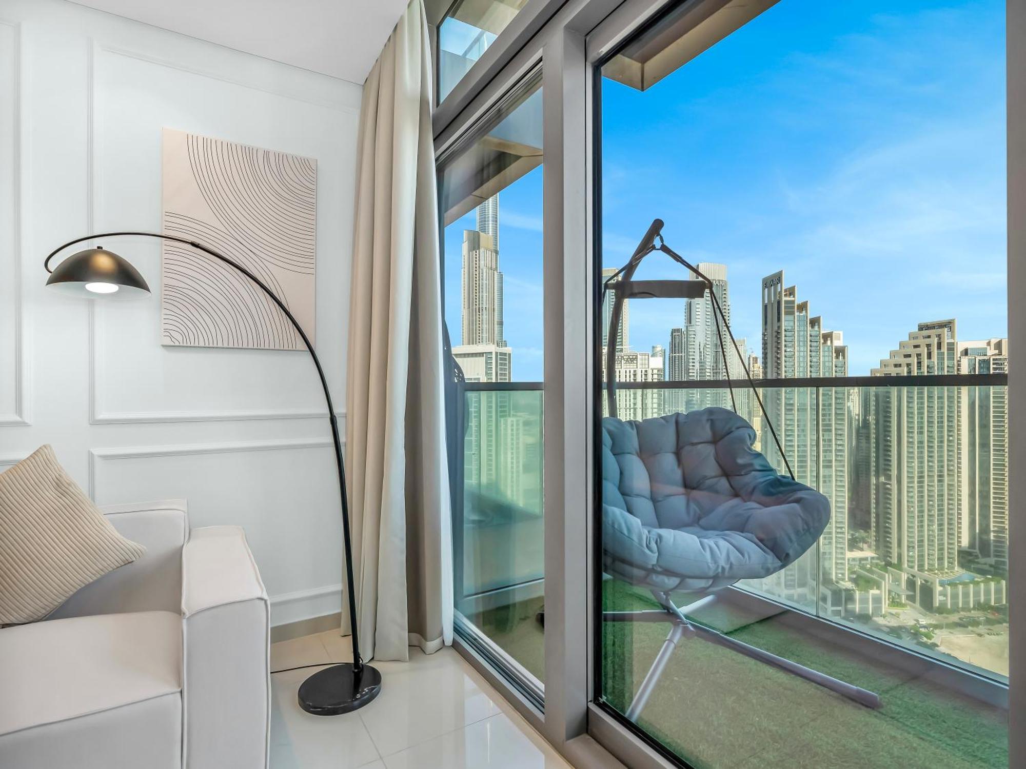 Luxury At Paramount Midtown - Downtown - Full Burj Khalifa View - Highest Infinity Swimming Pool Apartment Dubai