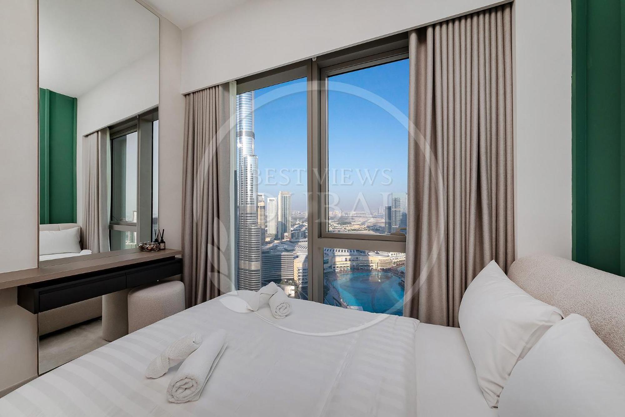 Prime Burj Khalifa&fountain Views 2 Bdr Apartment Dubai