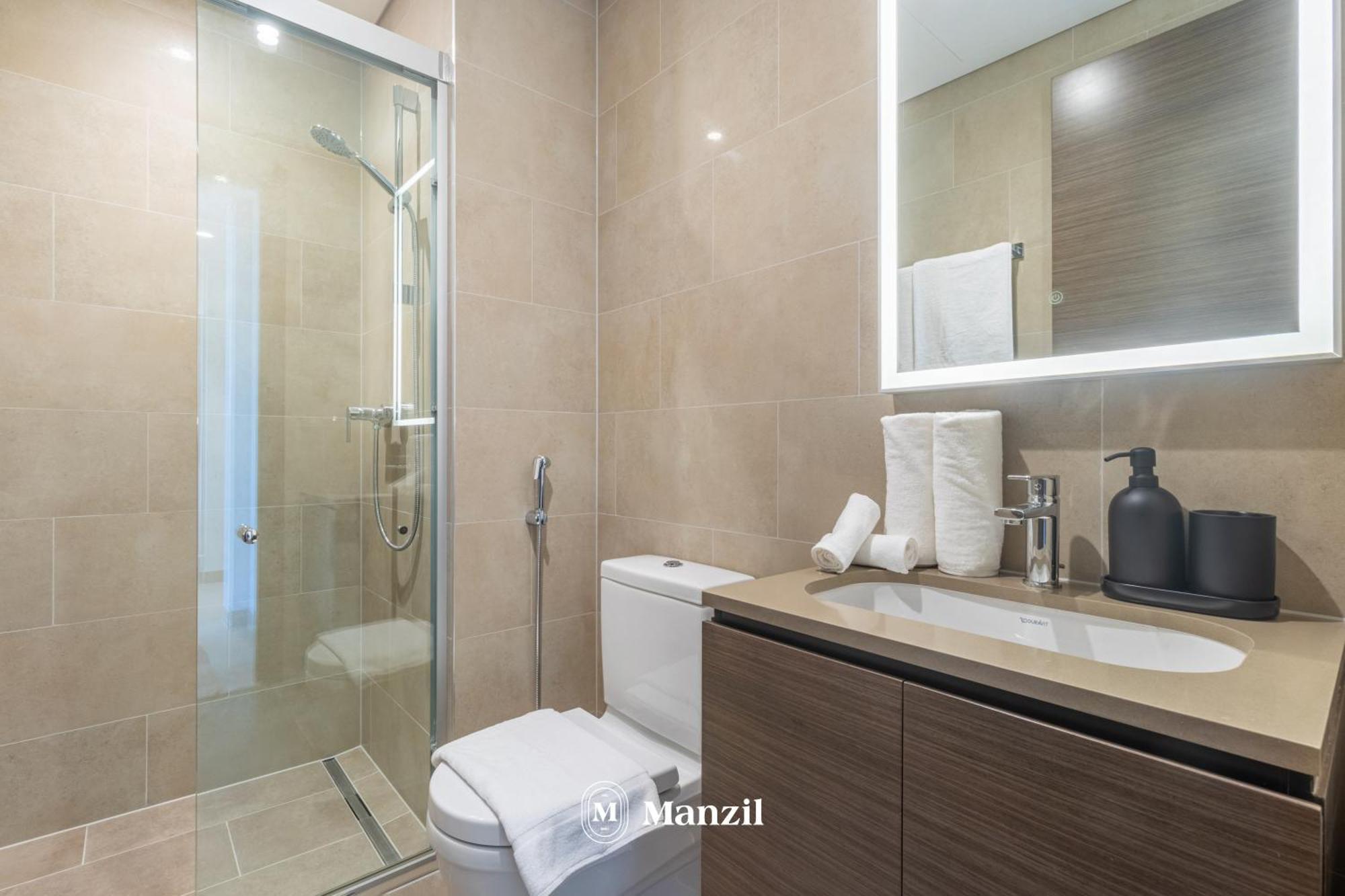 Apartment Manzil - 1br In Creek Vista Near Burj Khalifa