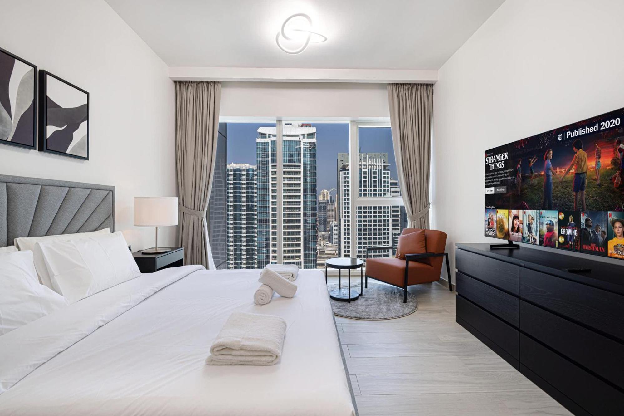 Apartment Stunning High-floor 1br Near Marina & Jbr *
