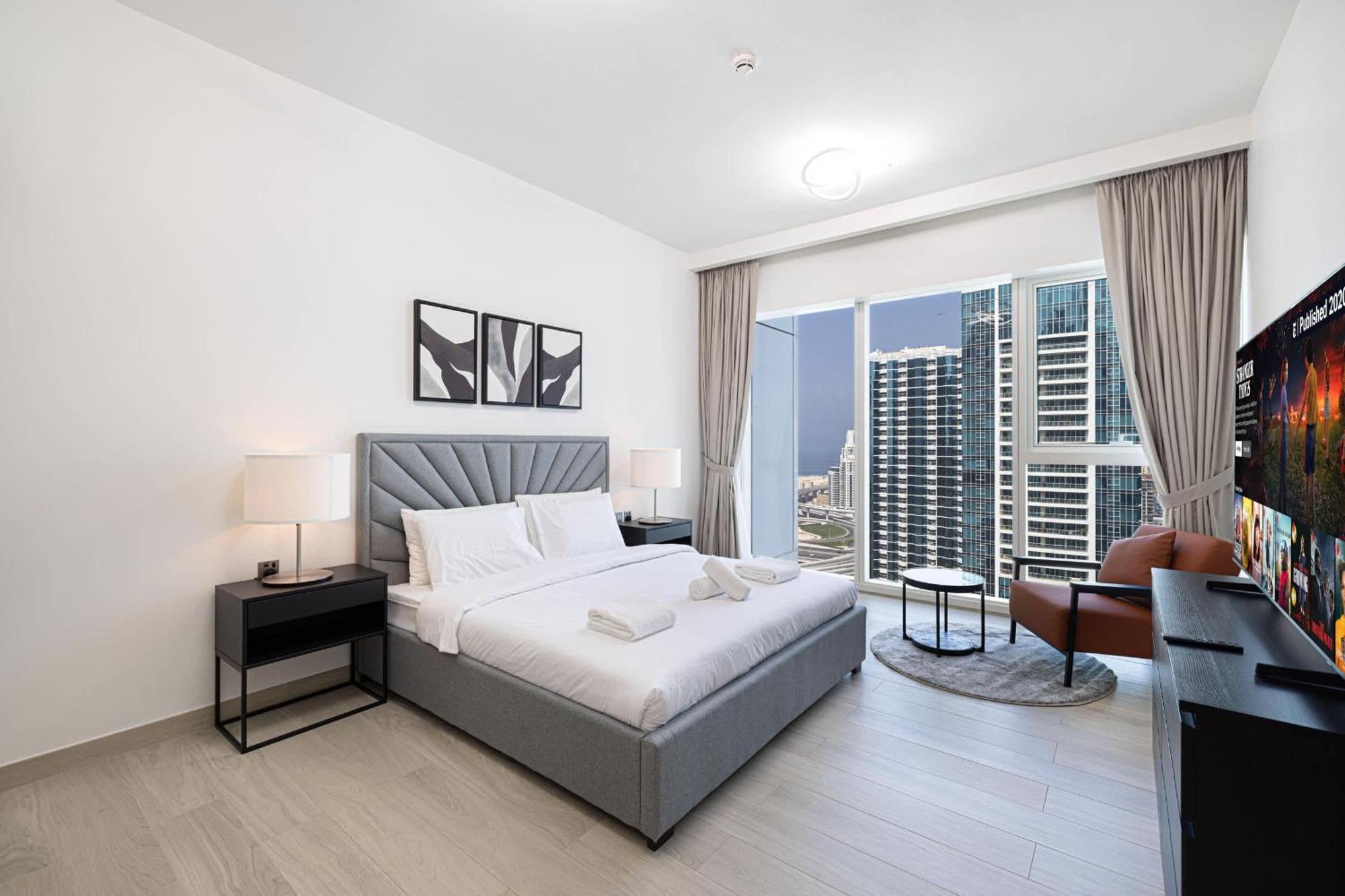 Stunning High-floor 1br Near Marina & Jbr *