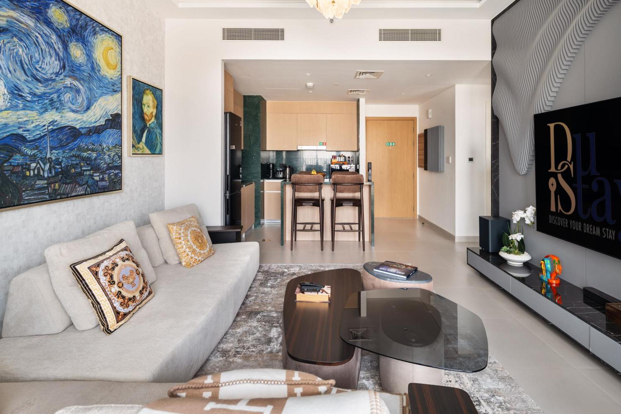 Creek, Luxury 1 Bedroom! Brand New - Dustay Apartment Dubai
