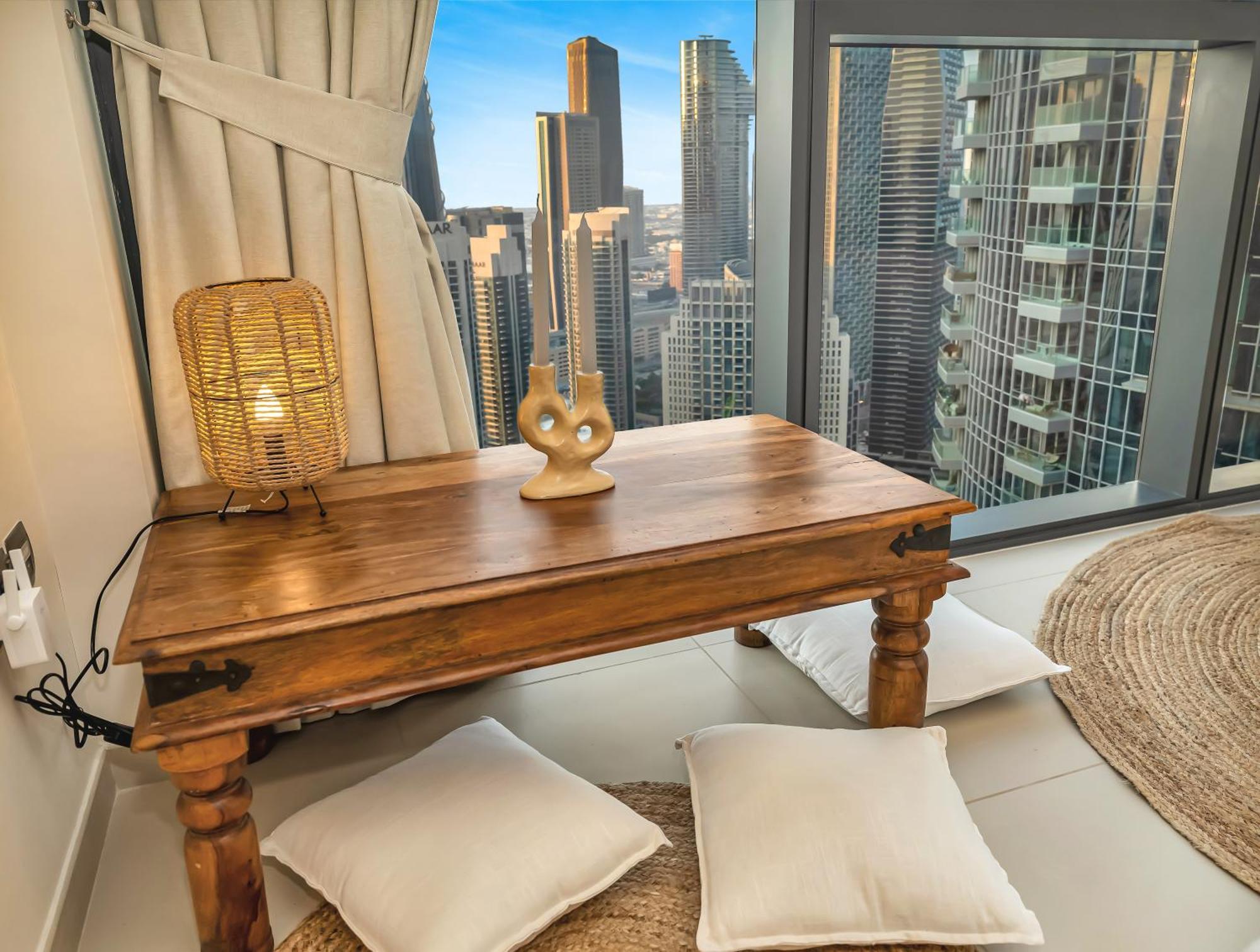 Wabi-sabi Style Fountain-view 4 Bedroom In The Sky Dubai