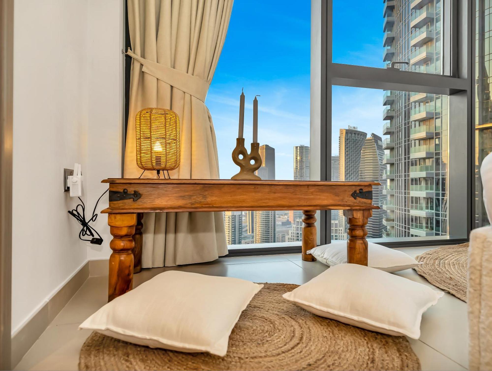 Apartment Wabi-sabi Style Fountain-view 4 Bedroom In The Sky Dubai