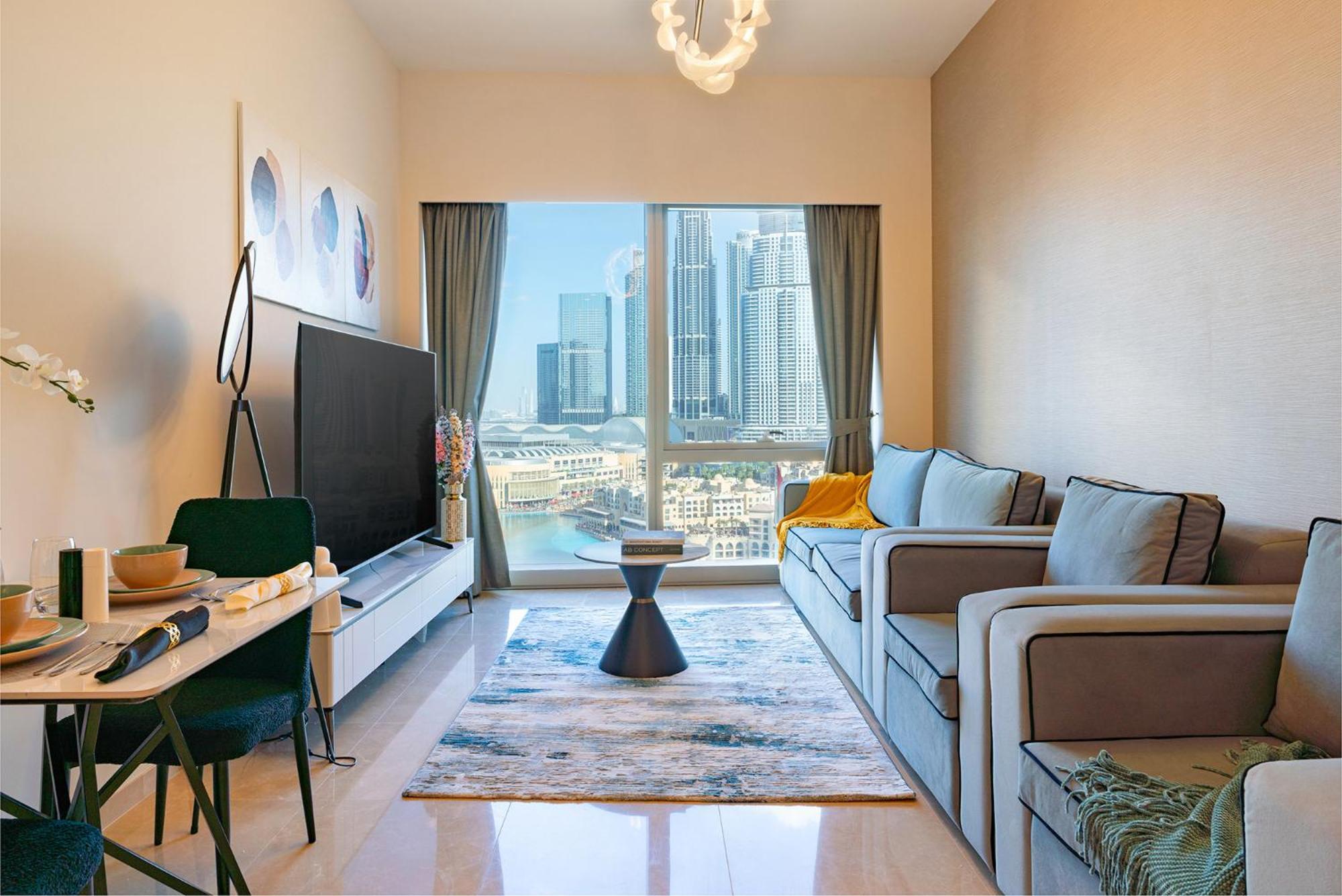 Daire Unmatched Burj Khalifa & Fountain Show View-amazing For New Years-1701