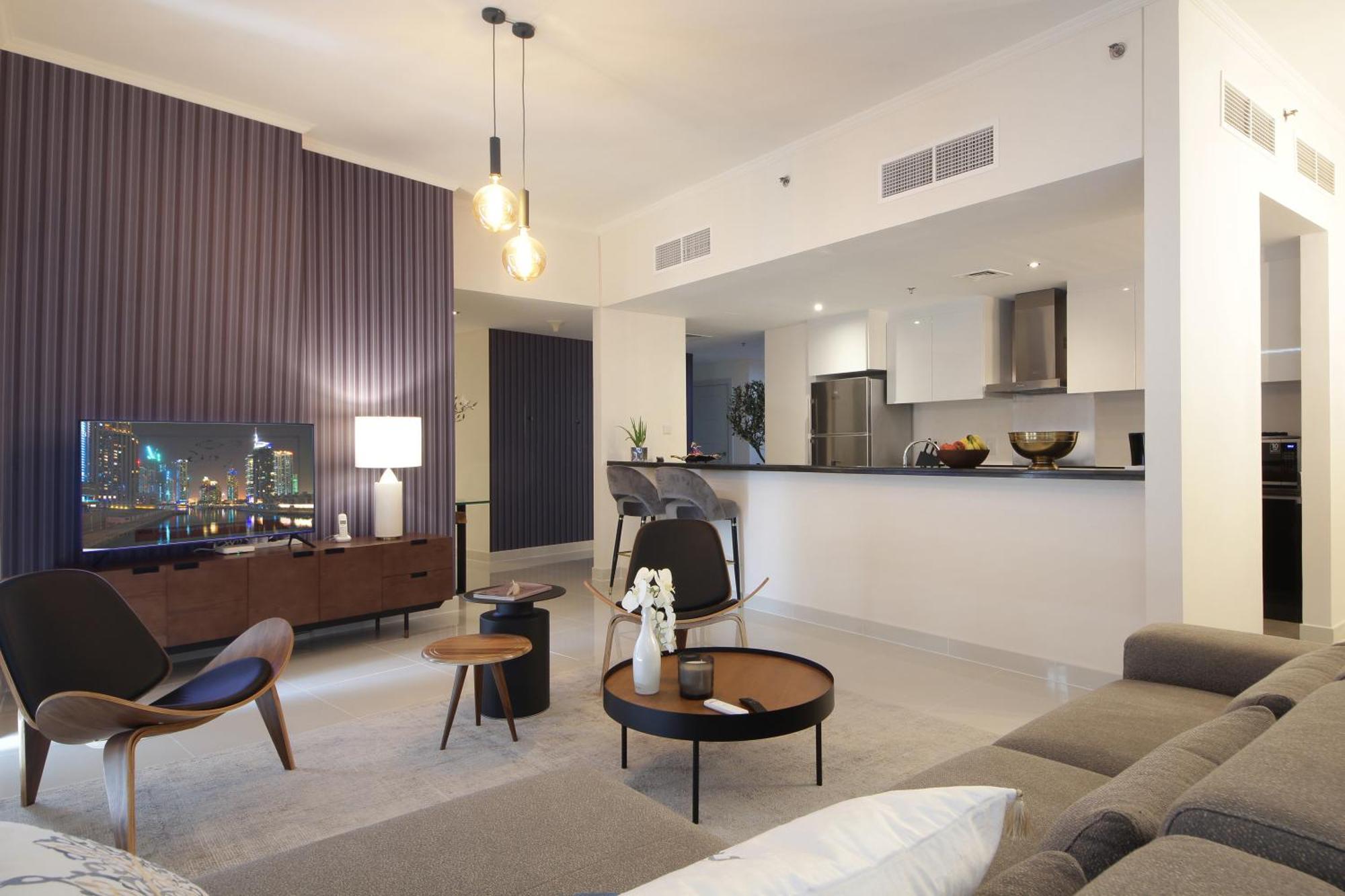 Apartment Breathtaking Marina View 2br At Damac Heights - Ahlan Hh *