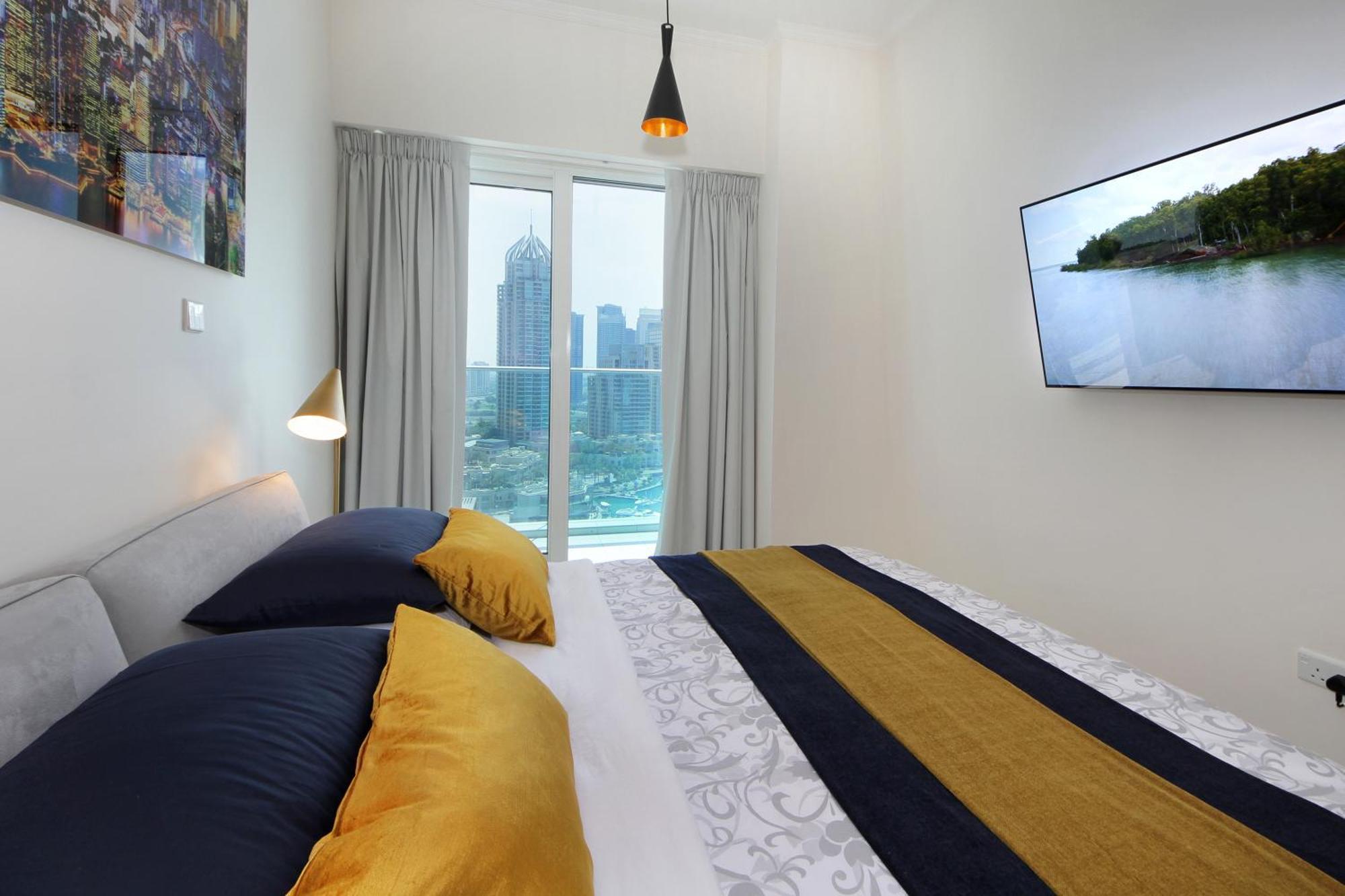 Apartment Breathtaking Marina View 2br At Damac Heights - Ahlan Hh