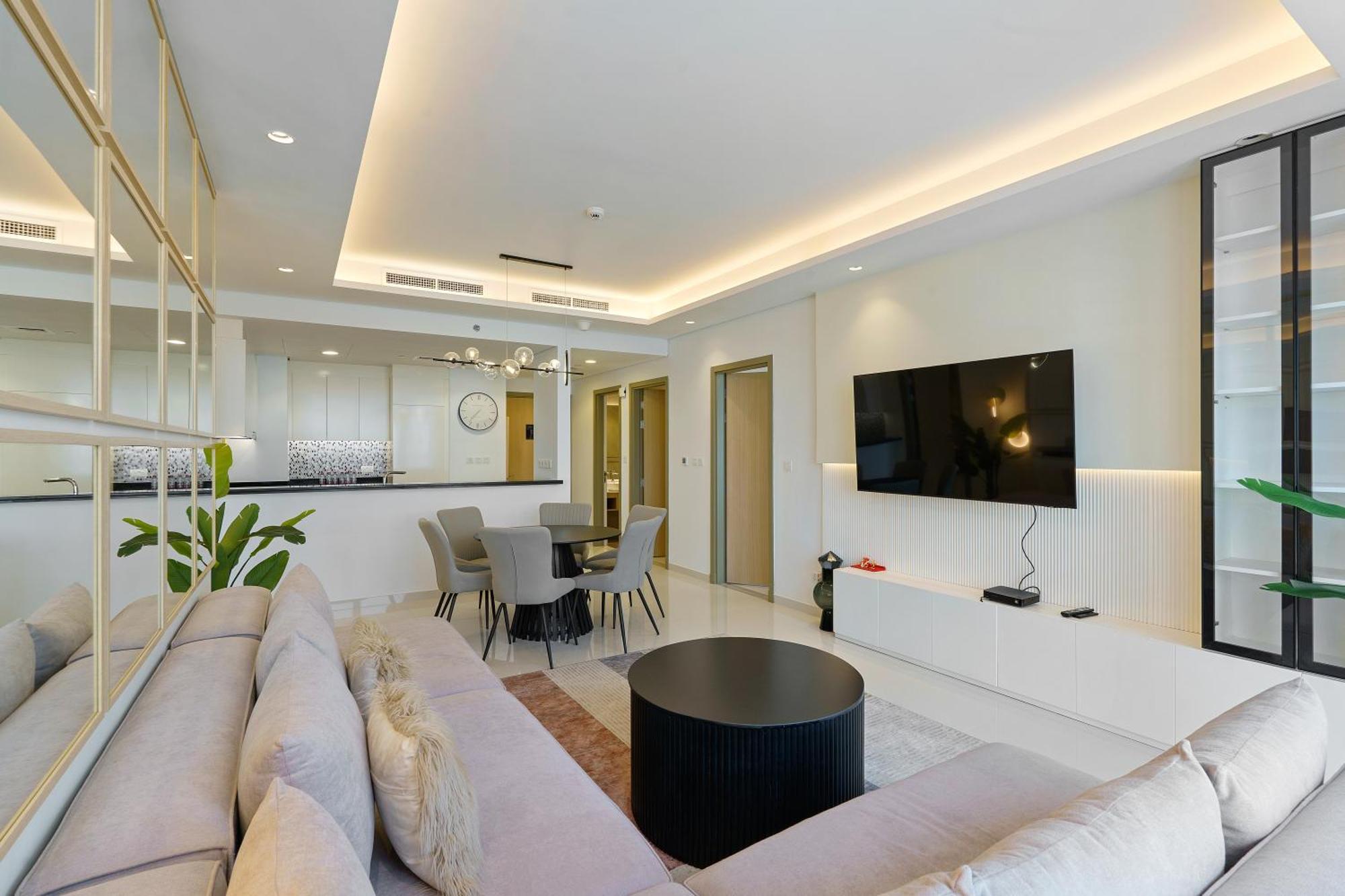 Apartment Luxury 3 Bedroom Near Burj Khalifa 43rd Floor Dubai