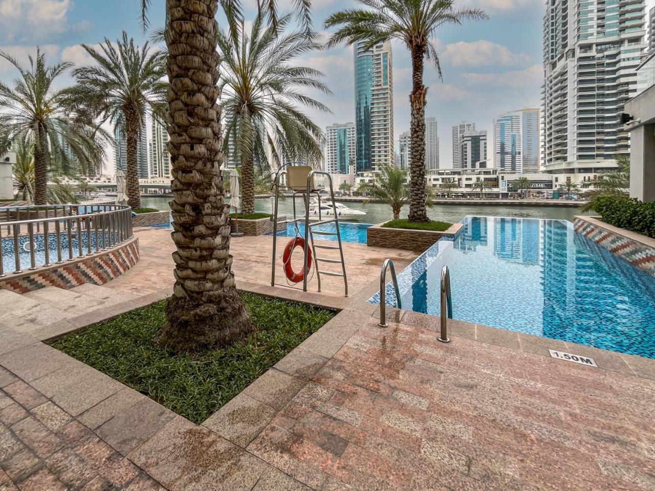 Apartment Bright 1-bedroom With Marina Infinity Pool Dubai
