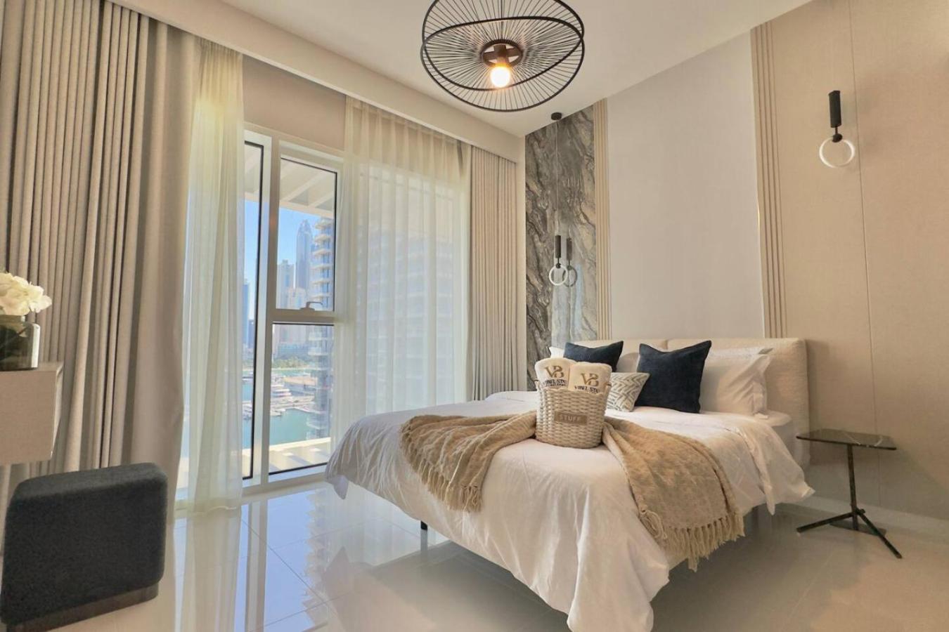 2br Grand Bleu T1 With Palm View Emaar Front By Vibel Apartment