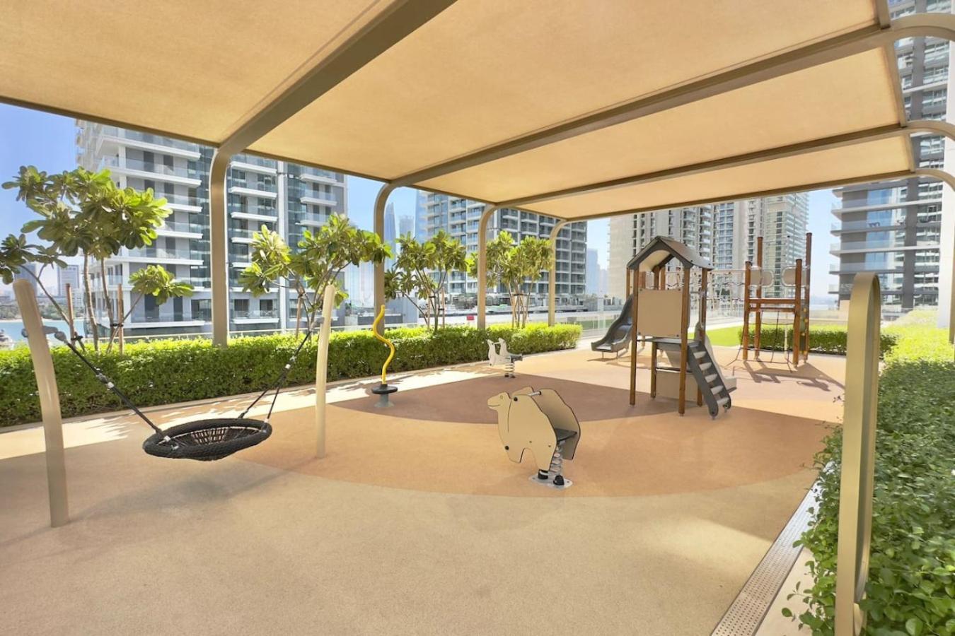 2br Grand Bleu T1 With Palm View Emaar Front By Vibel Apartment