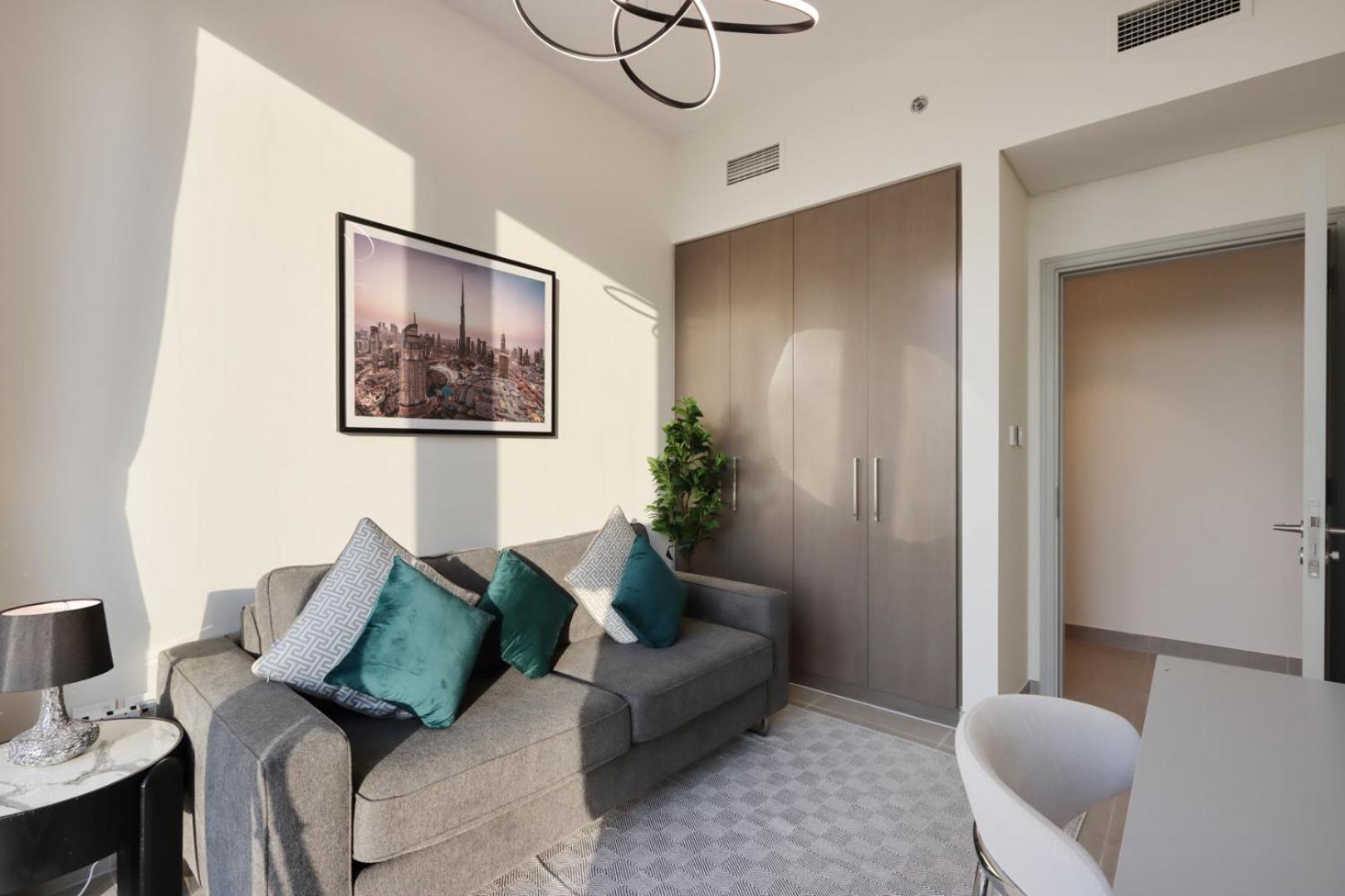 Livbnb-2b With Convertible Office,5min To Burj Khalifa Apartment