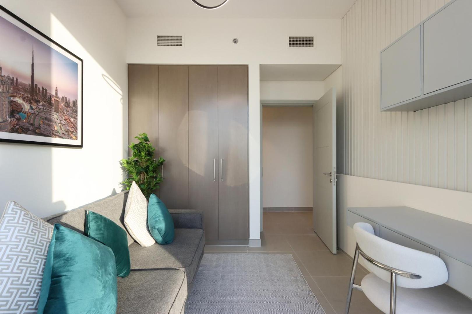 Livbnb-2b With Convertible Office,5min To Burj Khalifa Apartment *