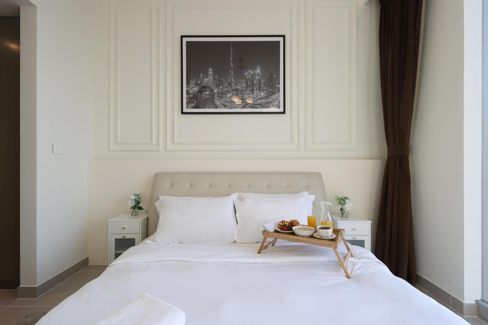 Apartment Livbnb-2b With Convertible Office,5min To Burj Khalifa *