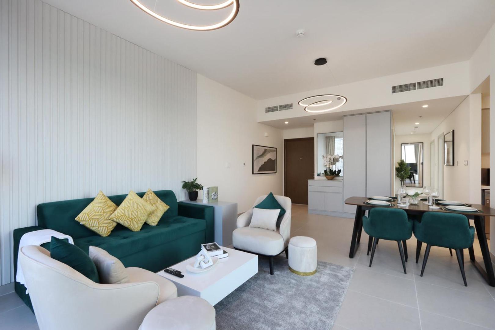 Livbnb-2b With Convertible Office,5min To Burj Khalifa Apartment Dubai