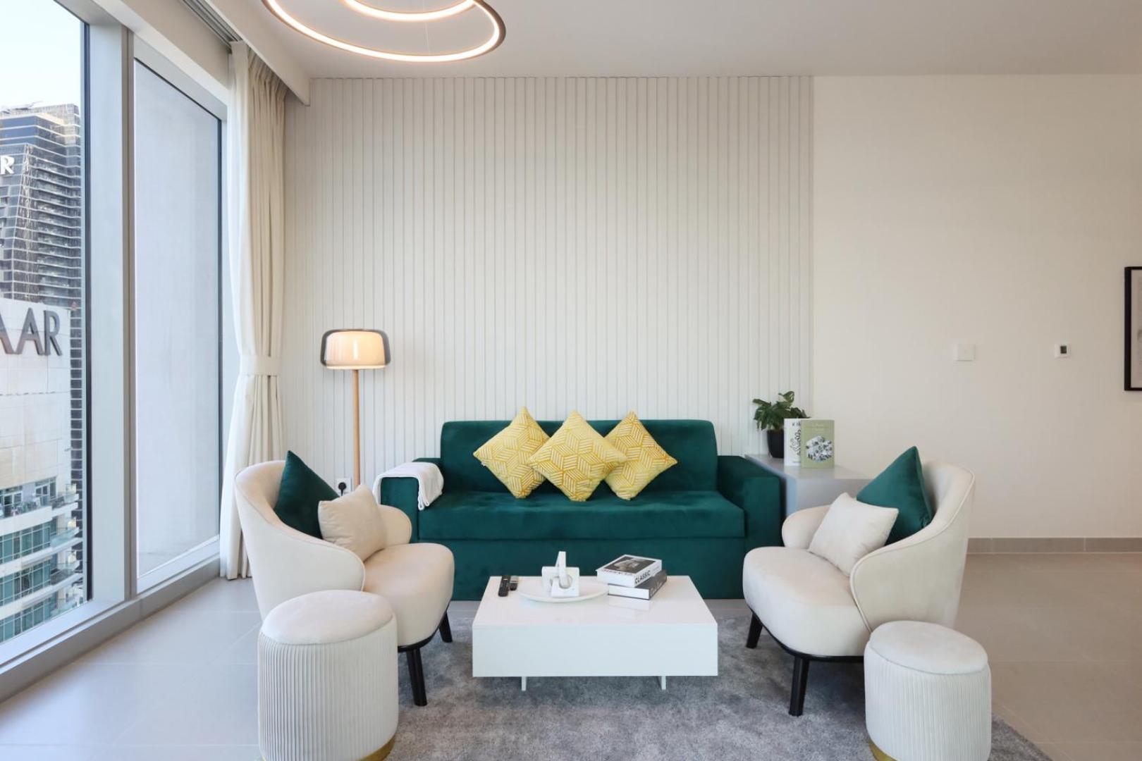Livbnb-2b With Convertible Office,5min To Burj Khalifa Apartment
