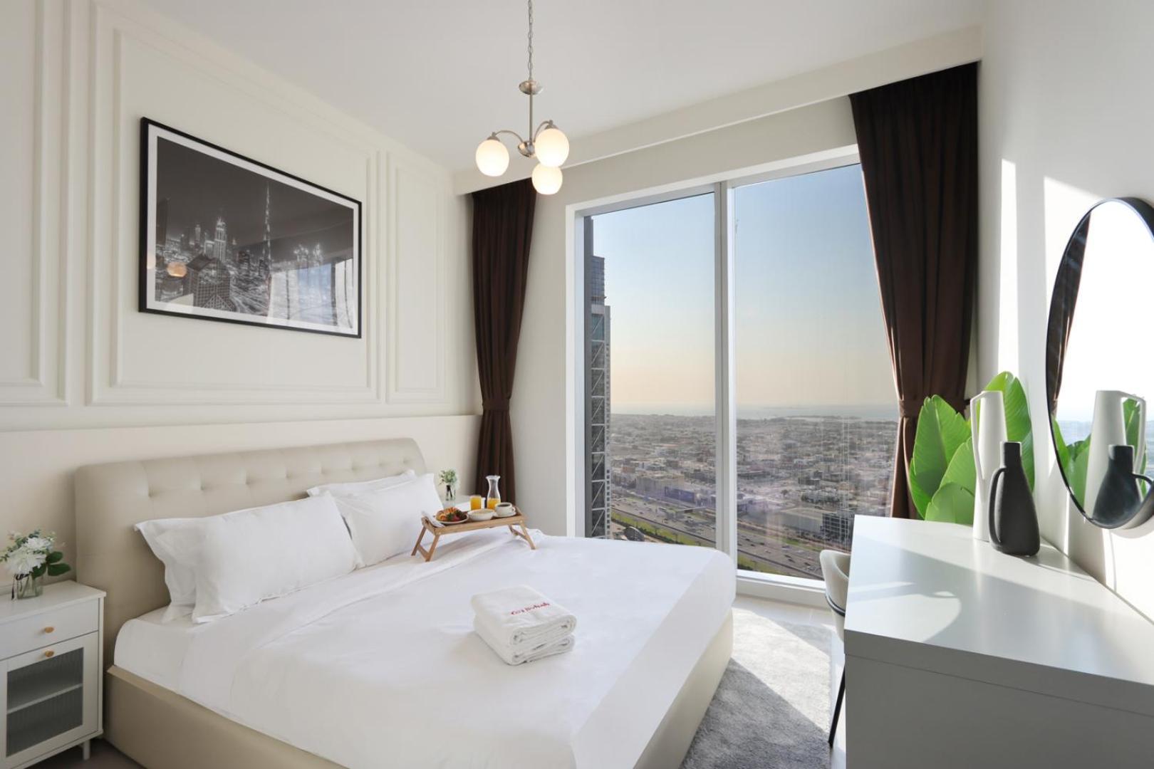 Apartment Livbnb-2b With Convertible Office,5min To Burj Khalifa *